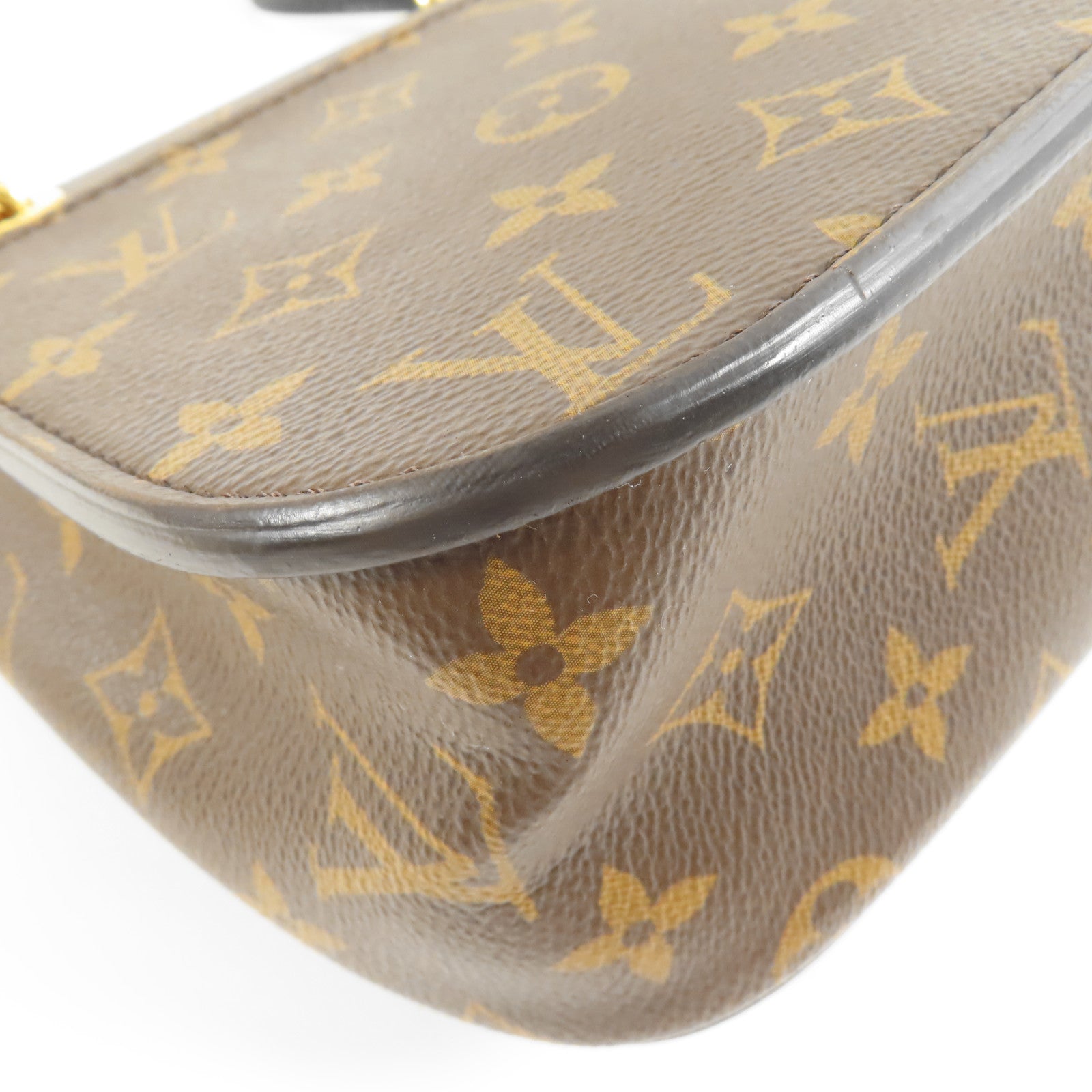 LOUIS VUITTON Monogram Passy金扣肩背袋棕色