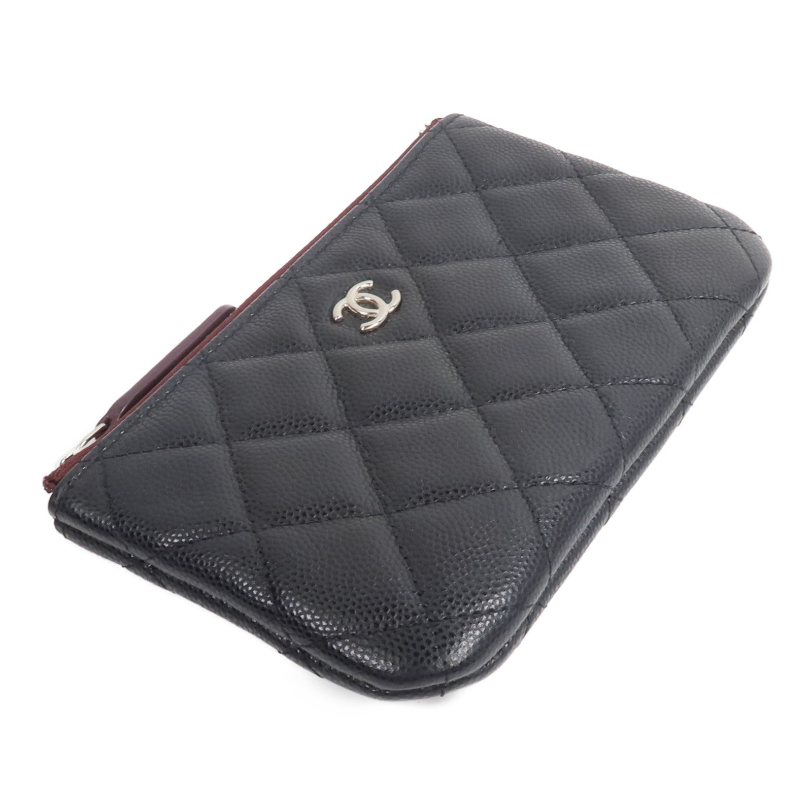 CHANEL 牛皮皮革Mini Zip Pouch零錢包/卡片套