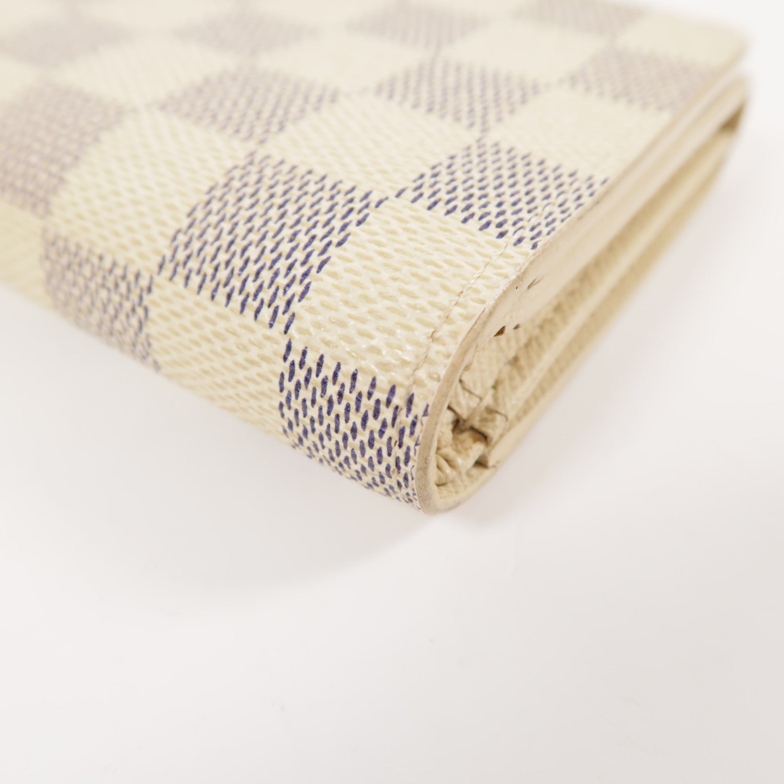 LOUIS VUITTON Damier Azur Portefeuille Tresor金扣錢包