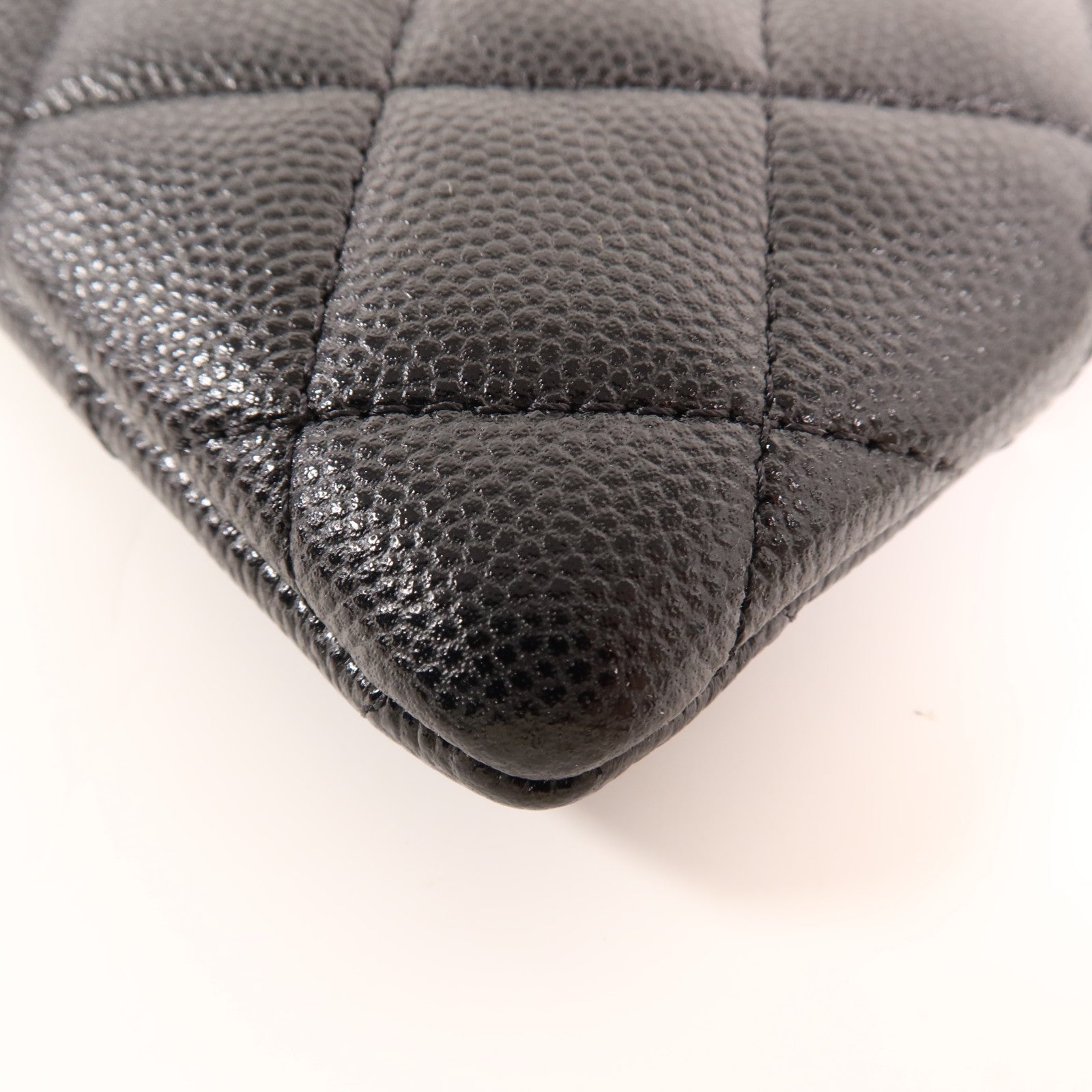 CHANEL 牛皮皮革Wallet金扣錢包