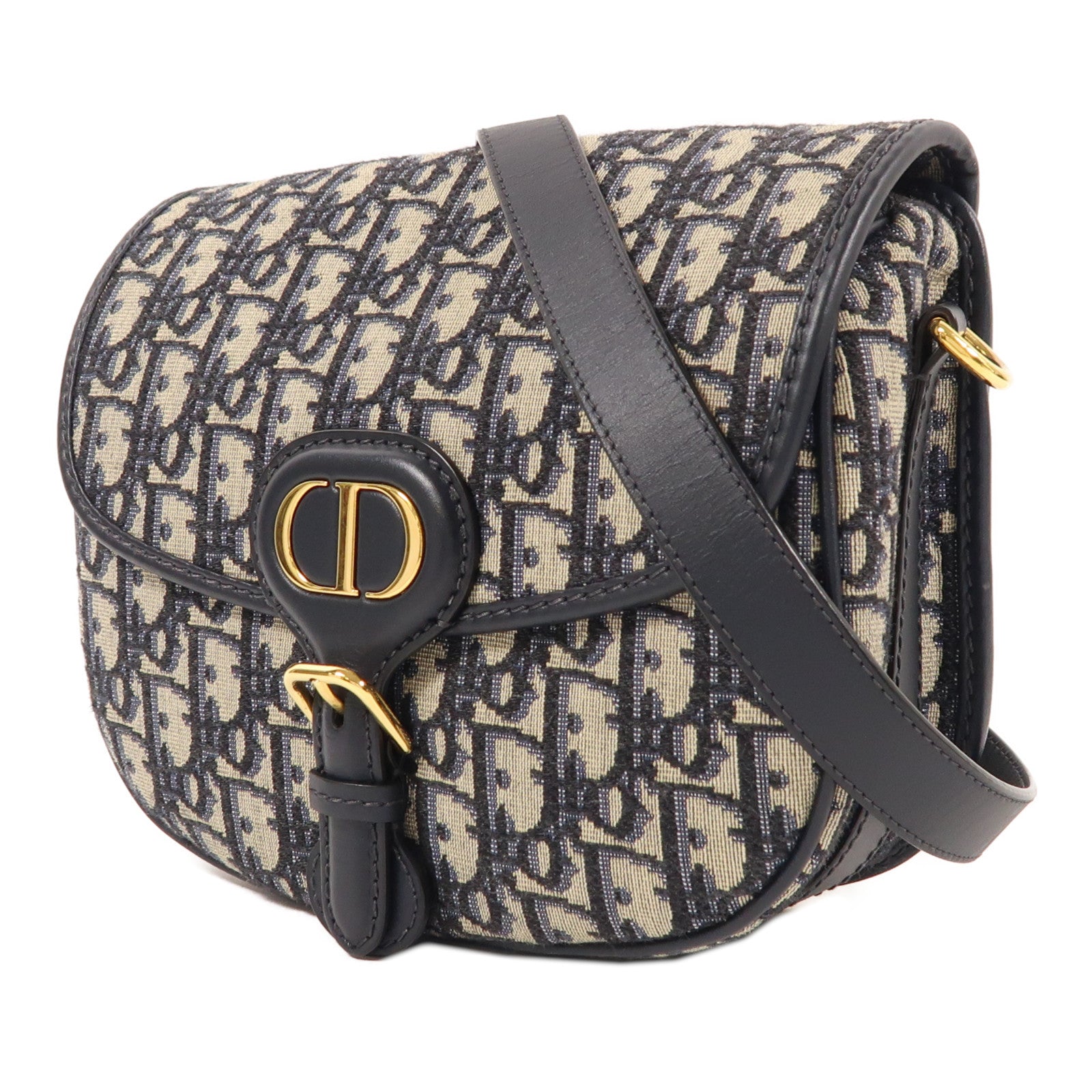 Dior 帆布Bobby Medium金扣肩背袋