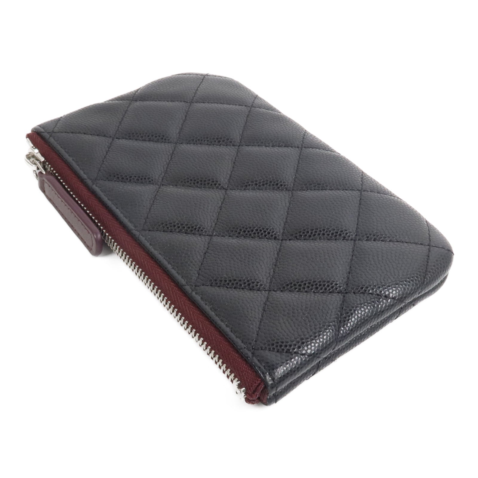 CHANEL 牛皮皮革Mini Zip Pouch零錢包/卡片套