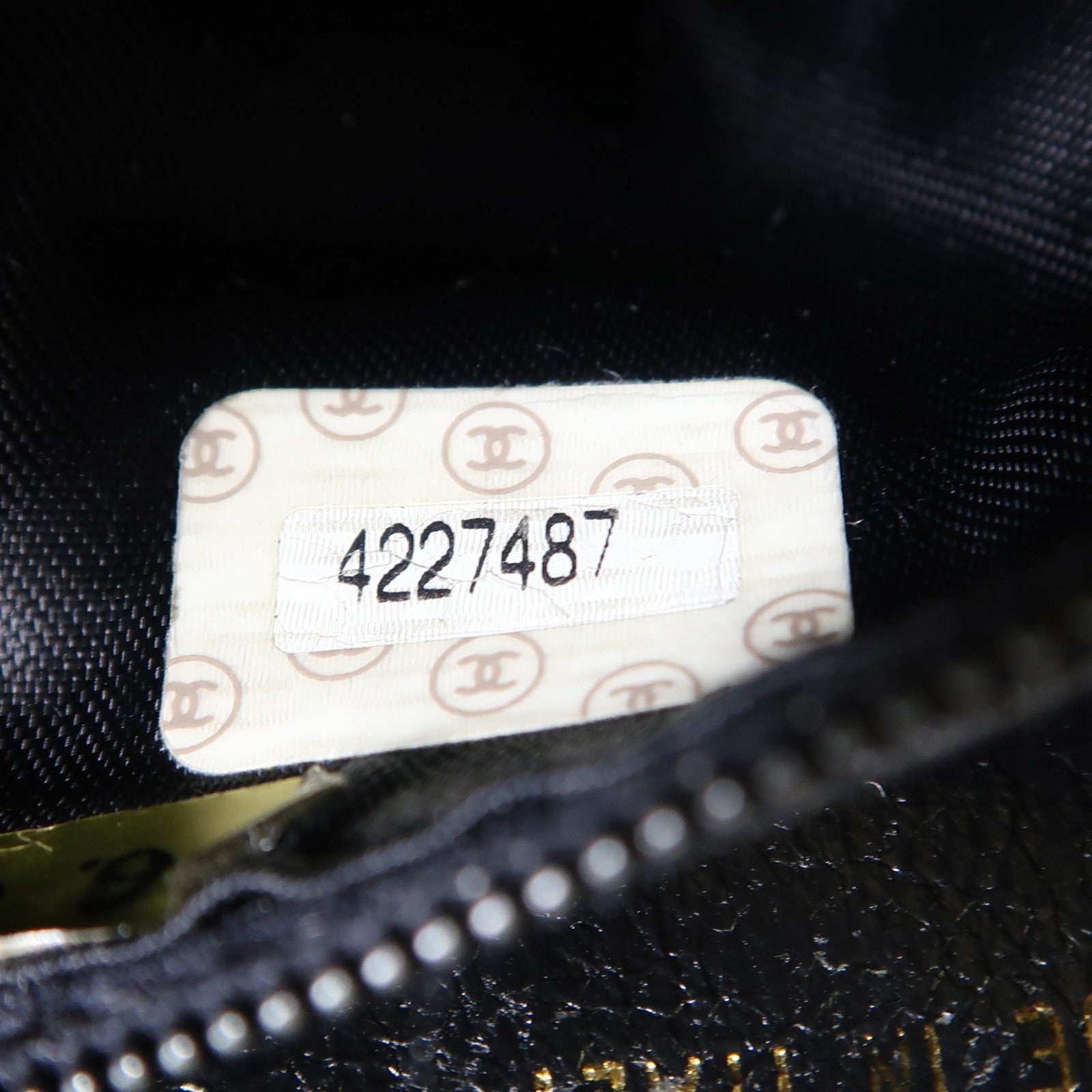 CHANEL 羊皮皮革Vintage Hand Bag金扣手挽袋