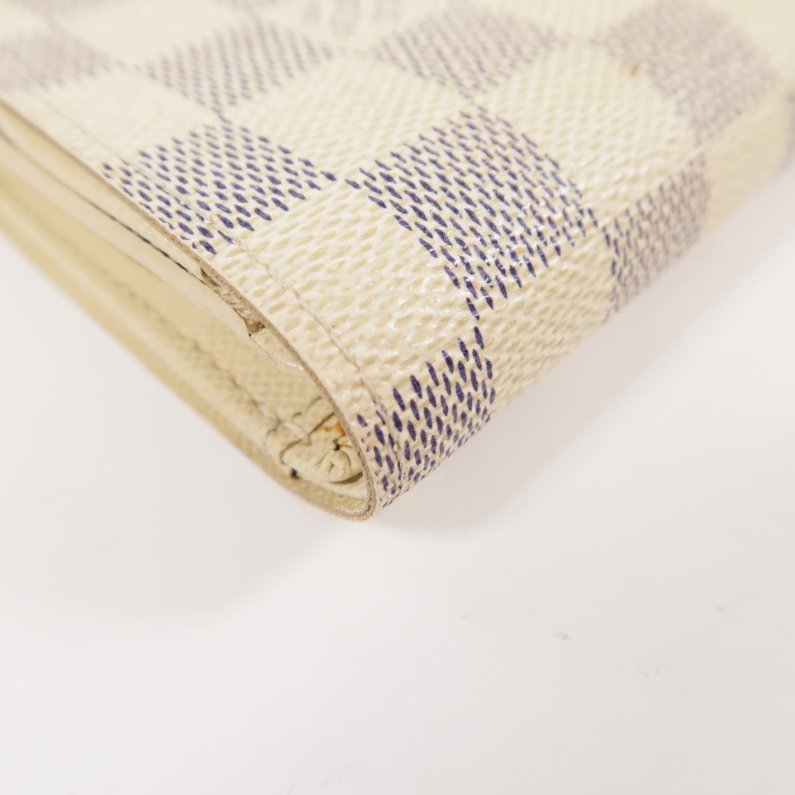 LOUIS VUITTON Damier Azur Portefeuille Tresor金扣錢包