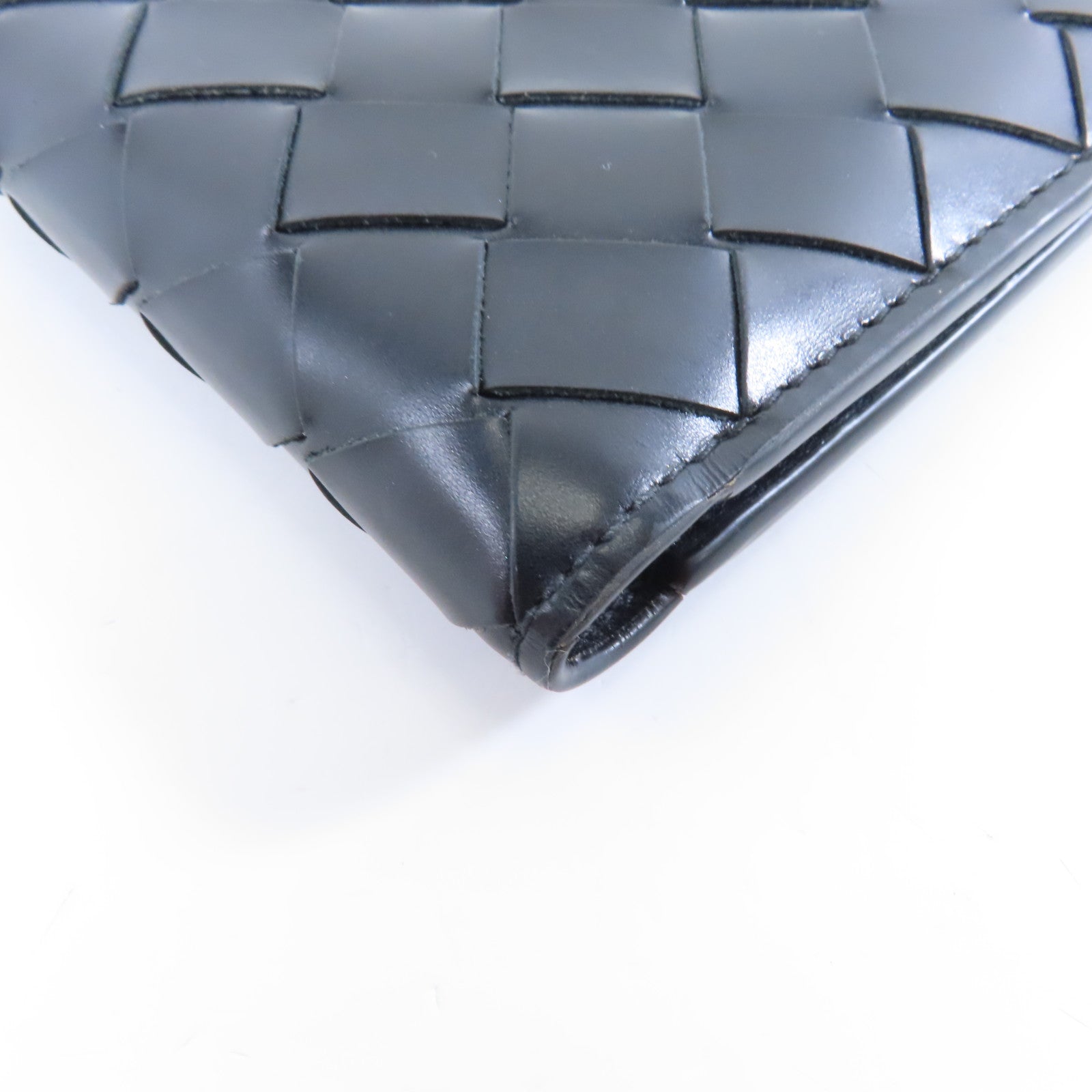 BOTTEGA VENETA 織紋皮革Wallet錢包黑色