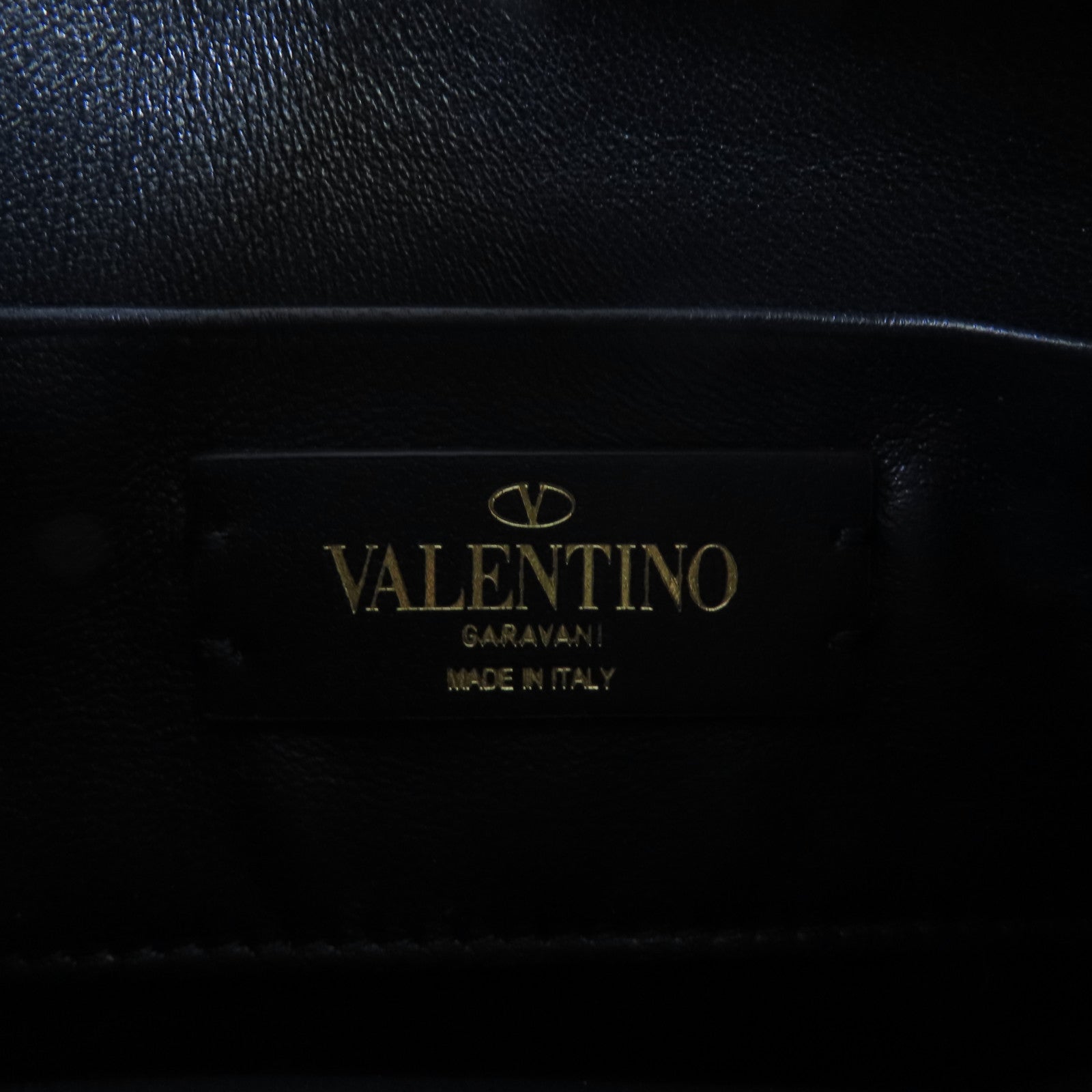 Valentino 牛皮皮革Shoulder Bag金扣肩背袋