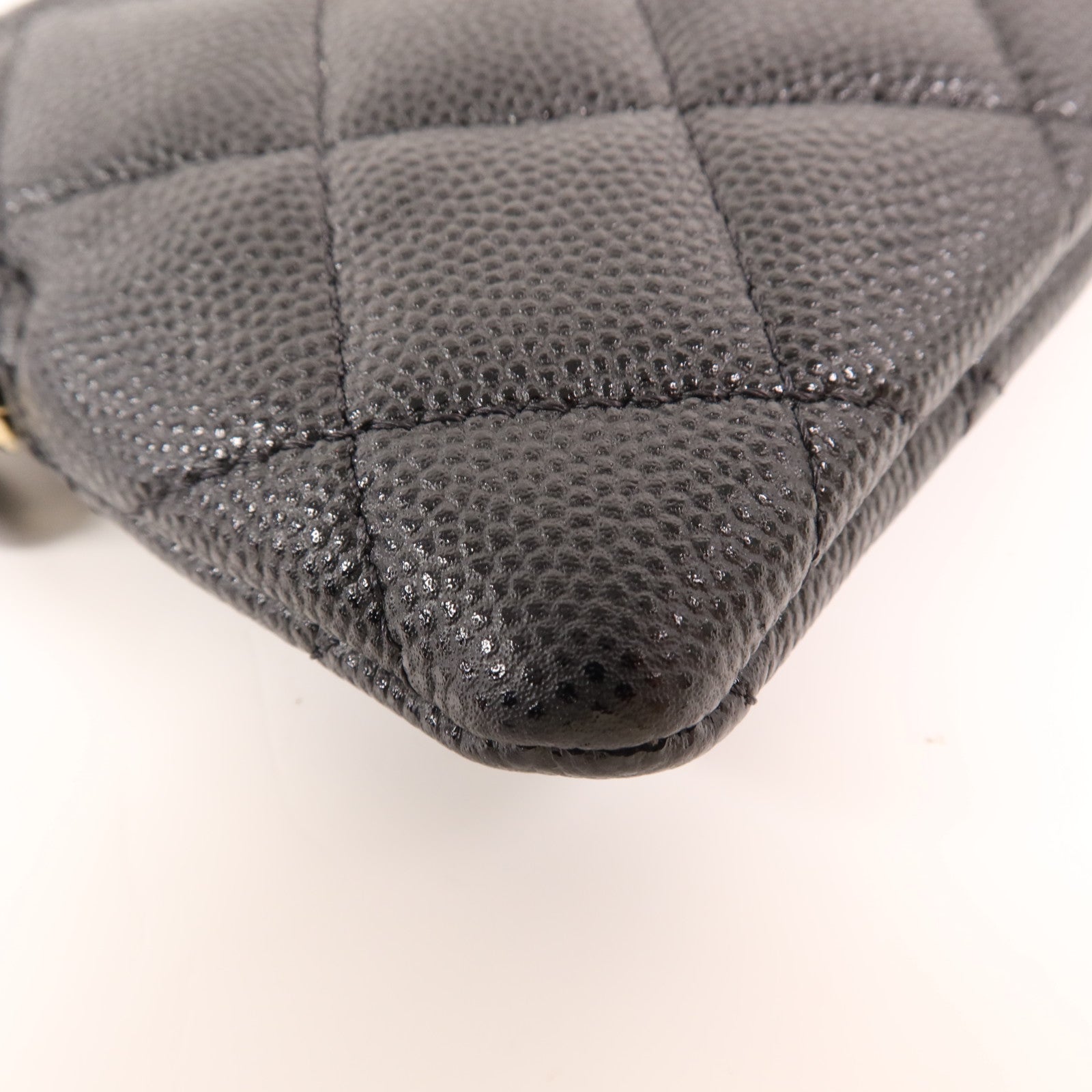 CHANEL 牛皮皮革Wallet金扣錢包