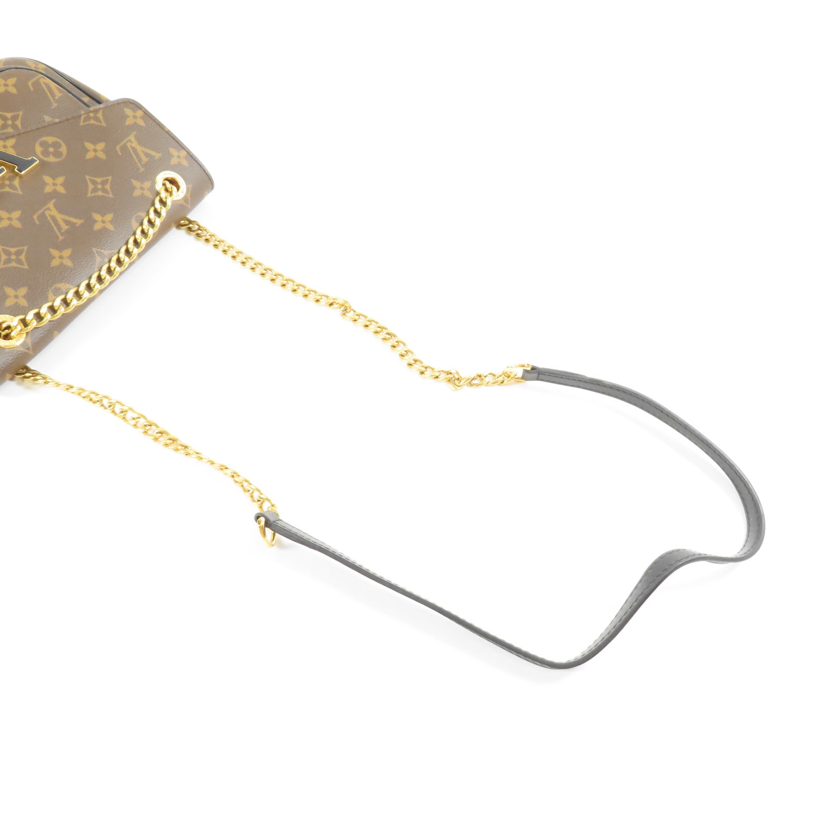 LOUIS VUITTON Monogram Passy金扣肩背袋棕色