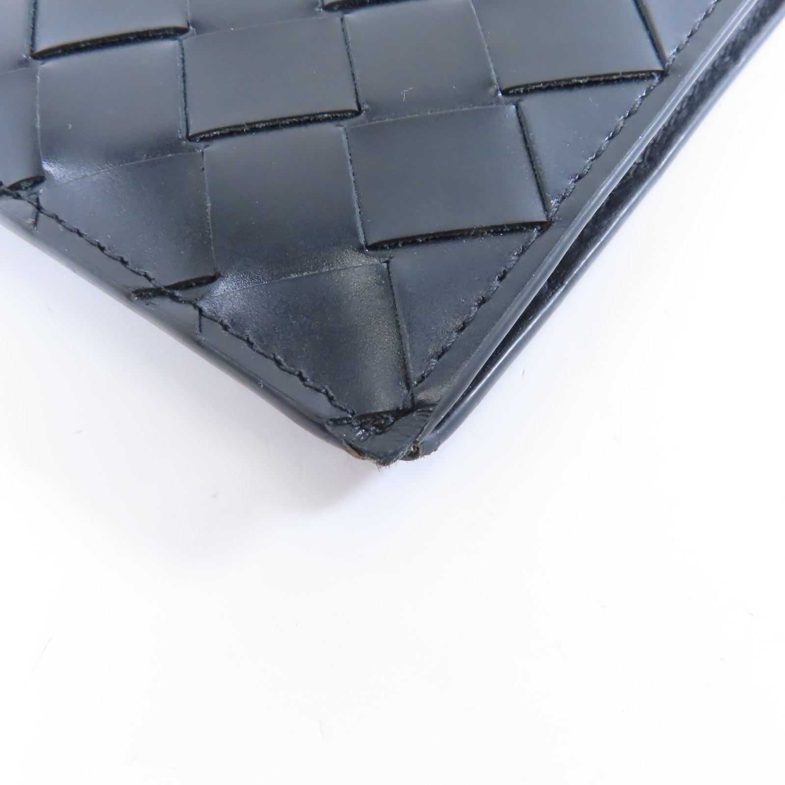BOTTEGA VENETA 織紋皮革Wallet錢包黑色