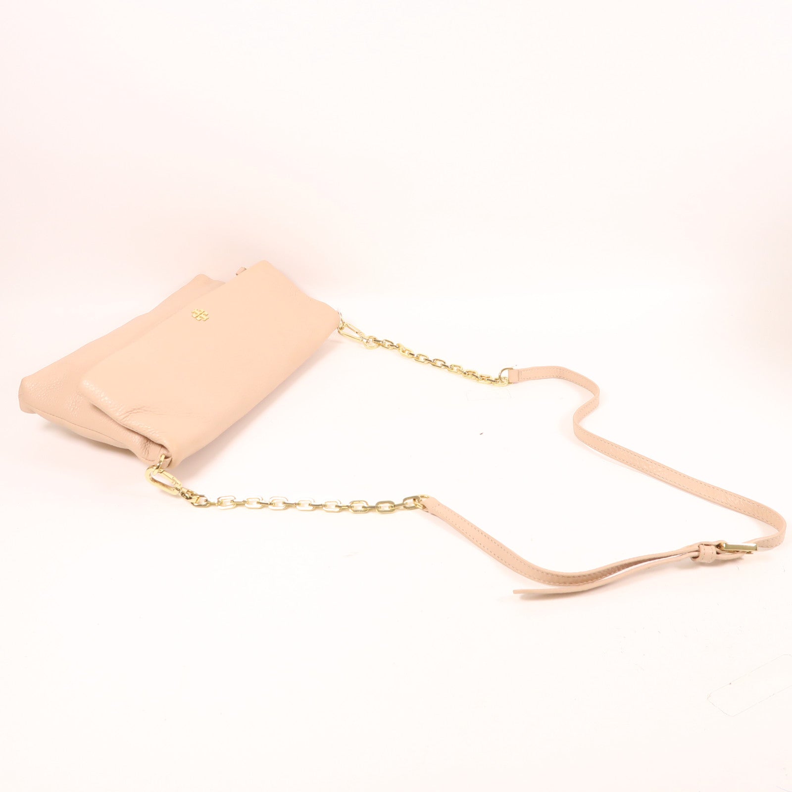 Tory Burch 牛皮皮革Shoulder Bag金扣肩背袋