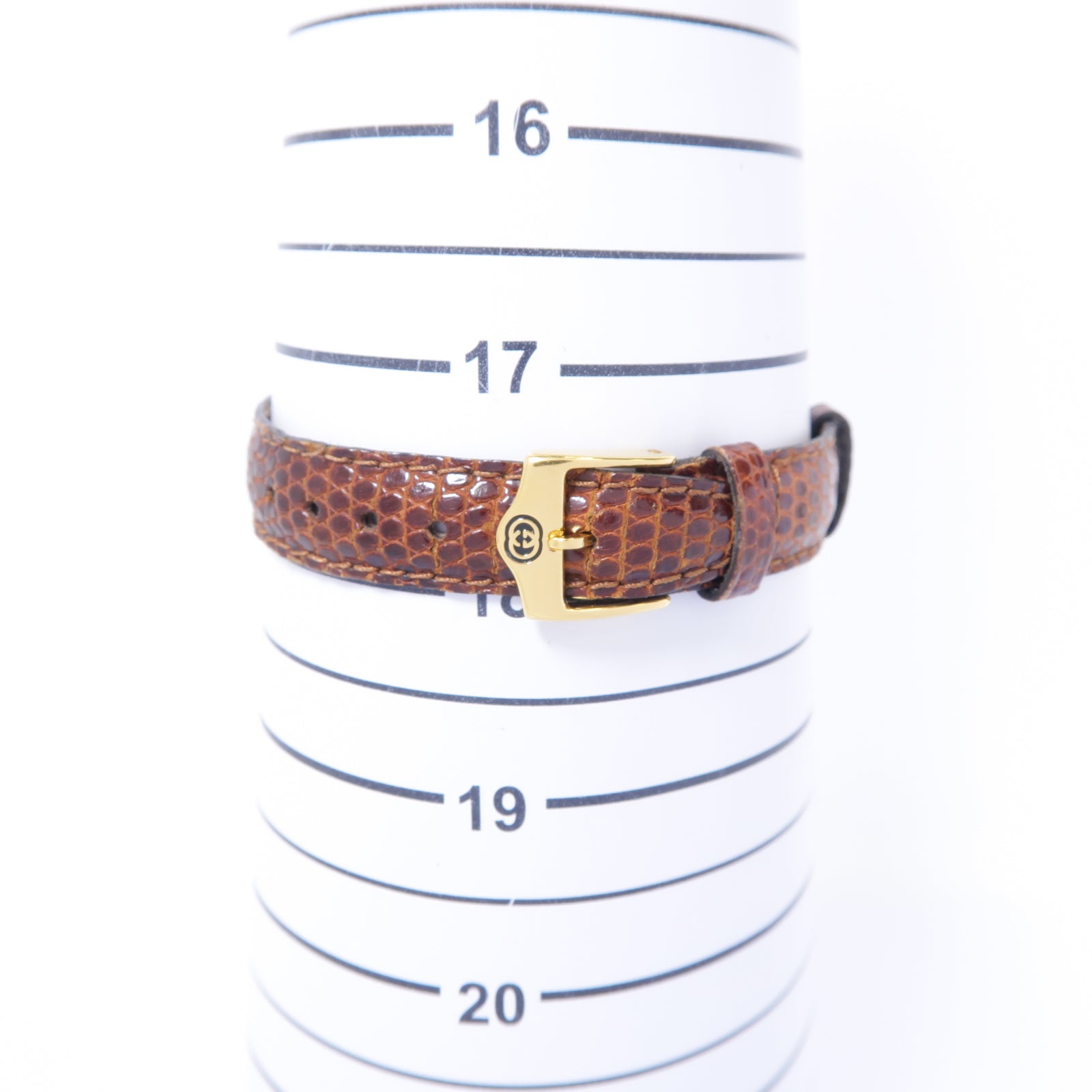 GUCCI 【激減優惠】皮革/不鏽鋼Vintage Watch手錶石英機芯啡色