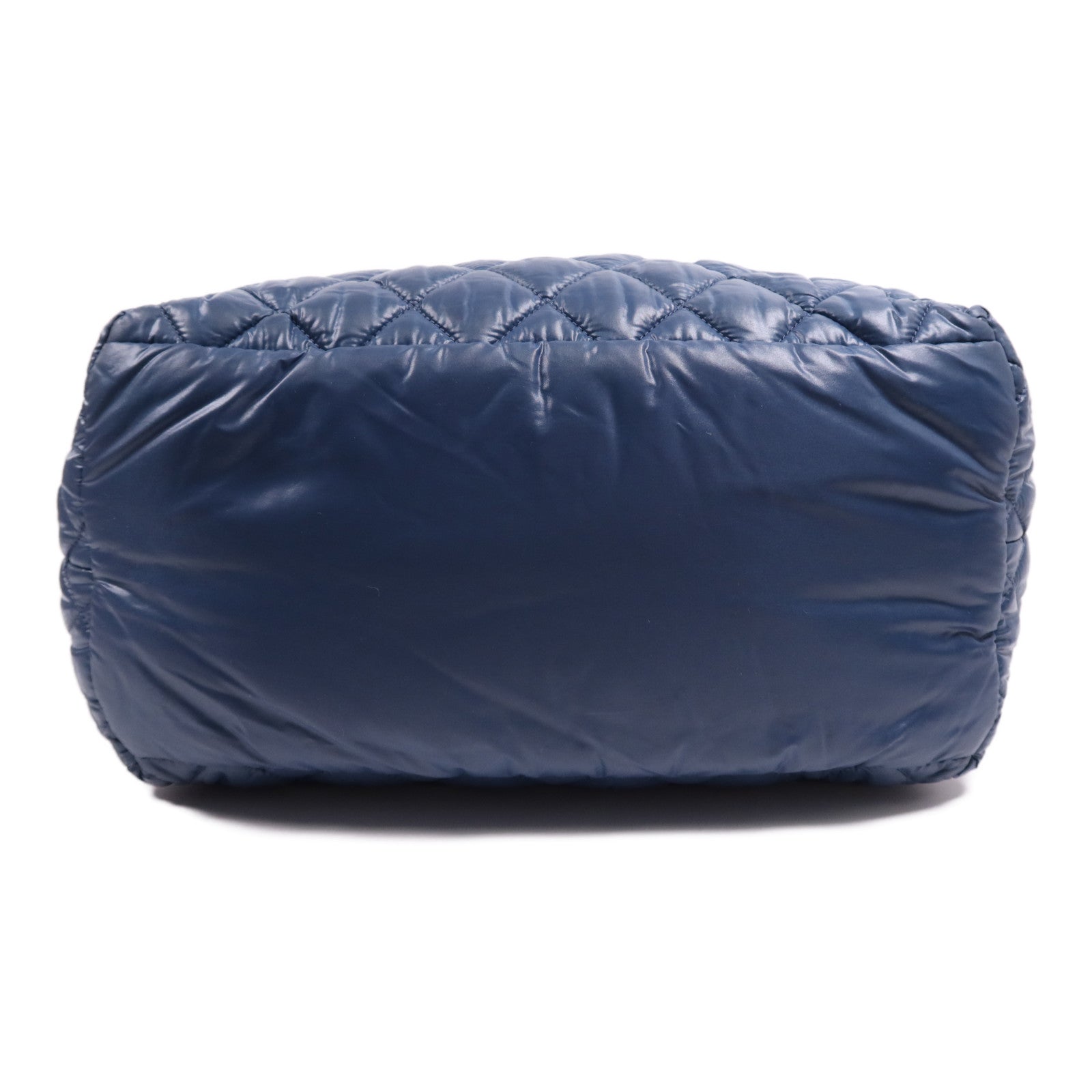 CHANEL 尼龍Coco Cocoon Small銀扣手挽袋