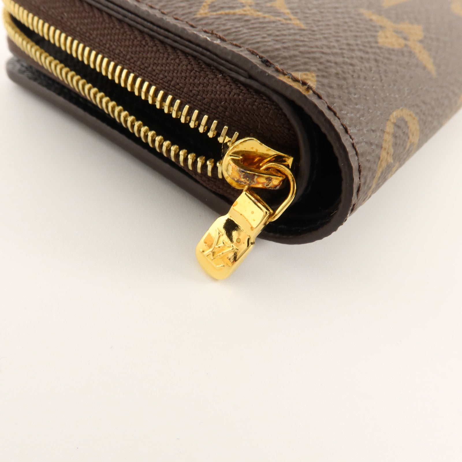 LOUIS VUITTON Monogram Reverse Lou金扣錢包