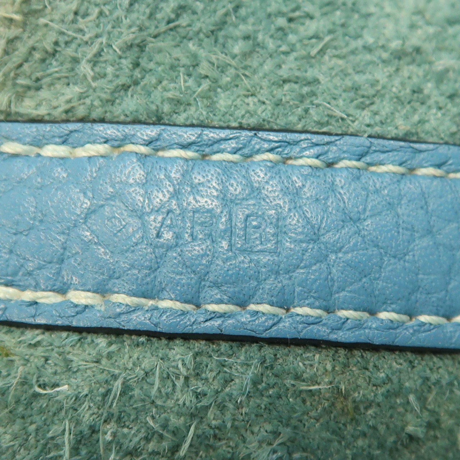 HERMES 【激減優惠】Clemence皮革Picotin Lock銀扣手挽袋藍色
