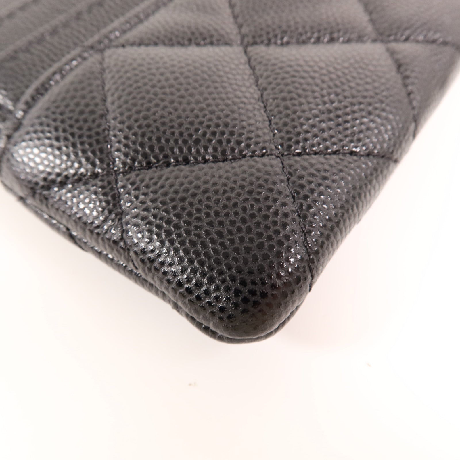 CHANEL 牛皮皮革Wallet金扣錢包