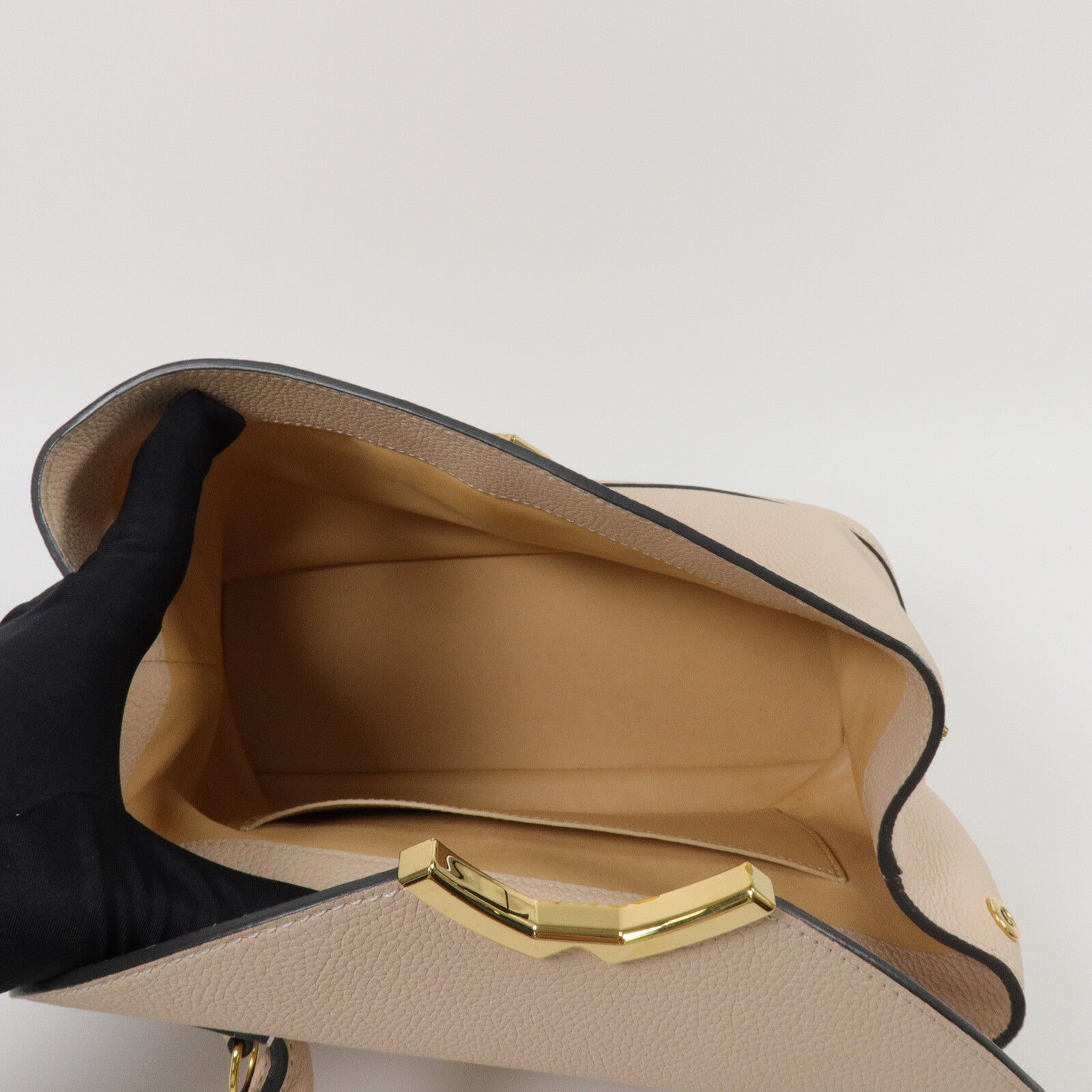 Moynat 牛皮皮革Moynat Gaby手挽肩背兩用袋