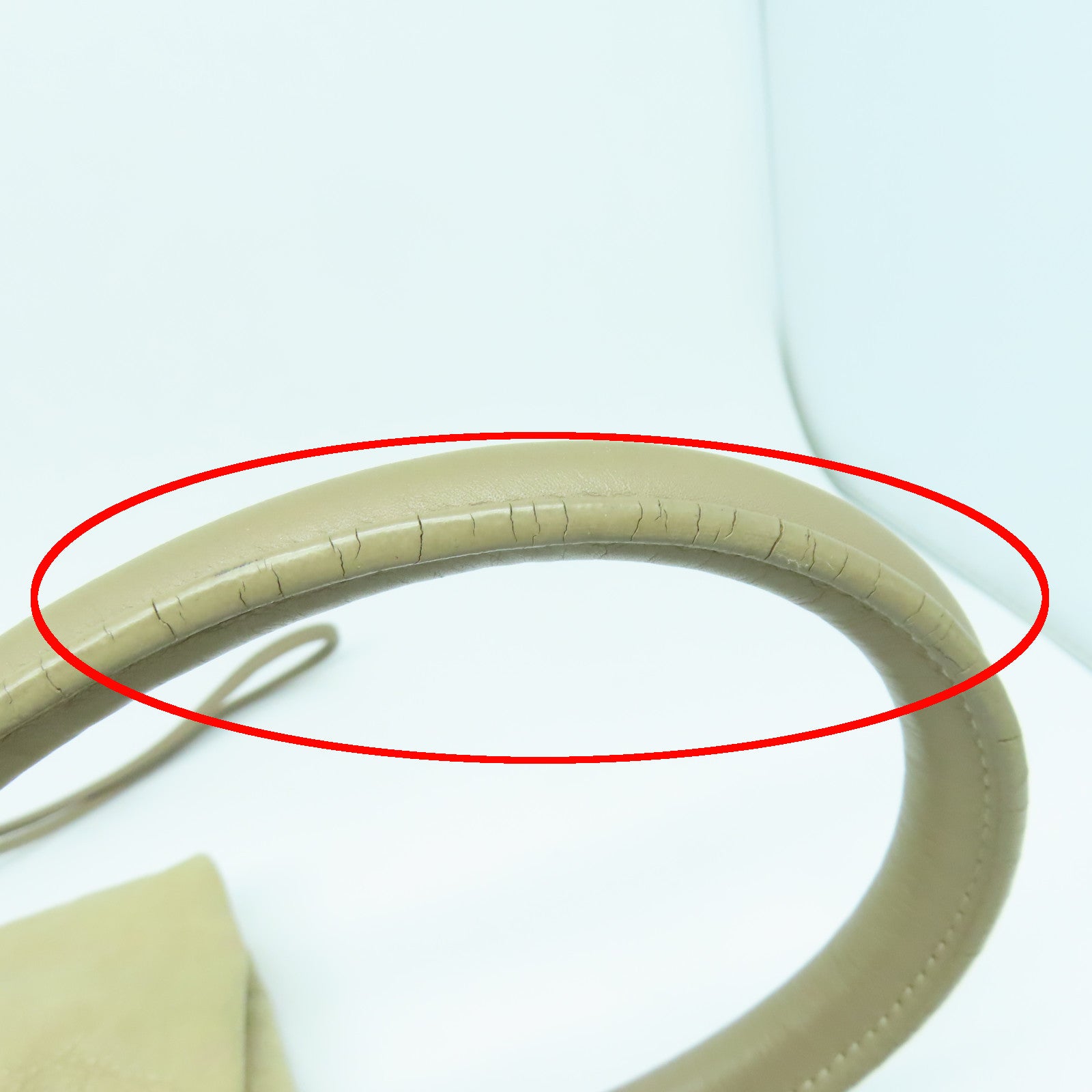 CHANEL 【激減優惠】牛皮皮革Tote Bag銀扣手挽袋啡色