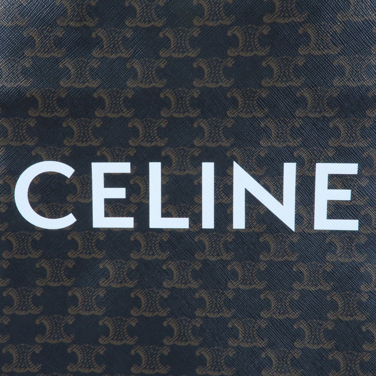 CELINE 塗層帆布Triomphe Cabas Vertical手挽肩背兩用袋