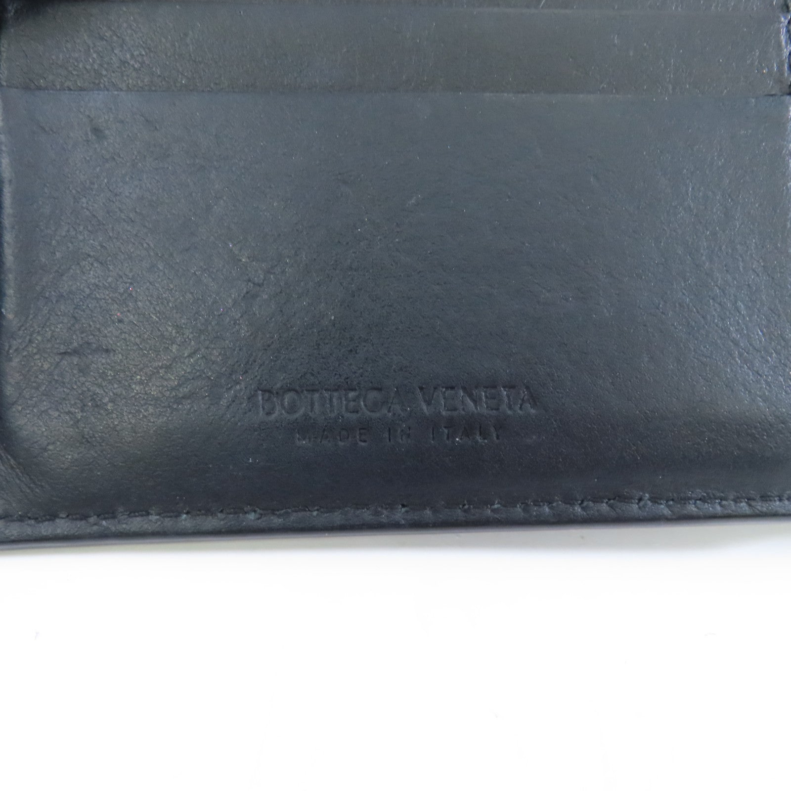 BOTTEGA VENETA 織紋皮革Wallet錢包黑色
