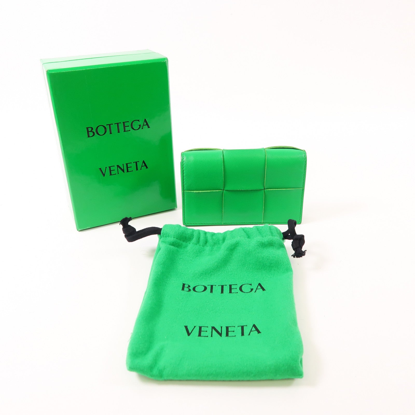 BOTTEGA VENETA 牛皮皮革Card Case金扣卡片套