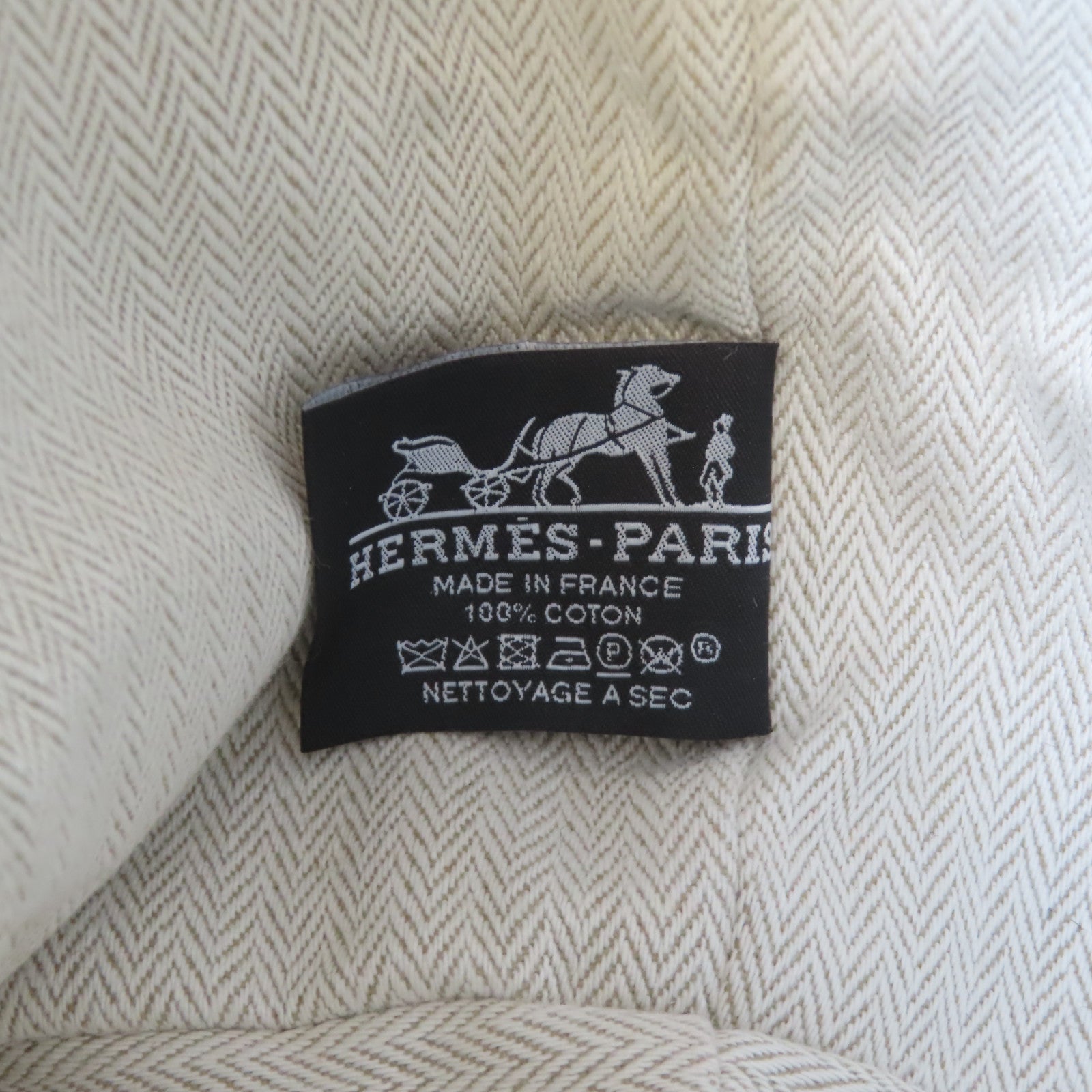 HERMES 帆布Bride-A-Brac Case銀扣手挽袋綠色