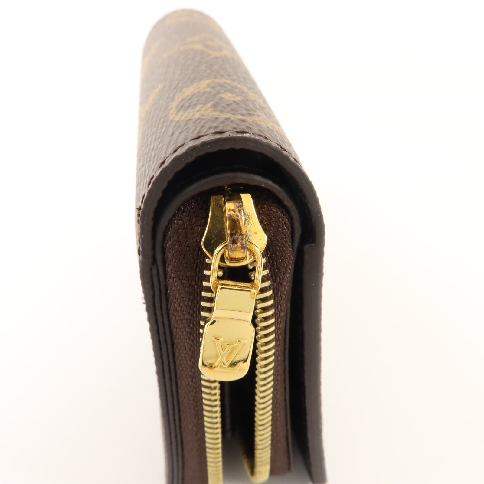 LOUIS VUITTON Monogram Reverse Lou金扣錢包