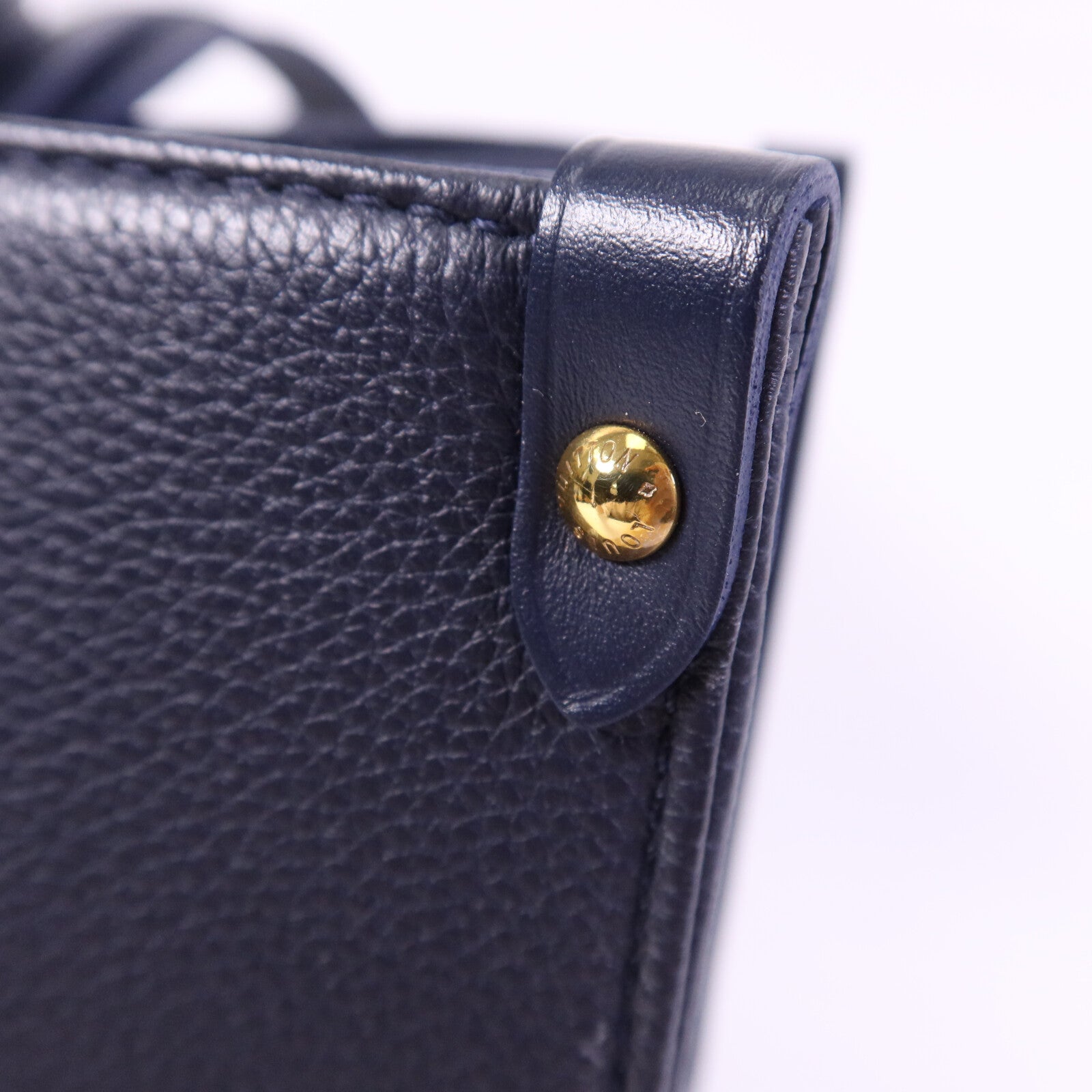 LOUIS VUITTON 牛皮皮革On The Go MM金扣手挽肩背兩用袋