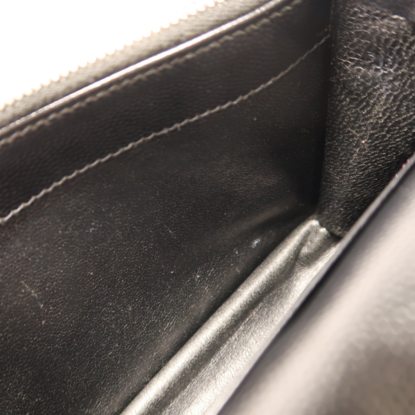 SAINT LAURENT 牛皮皮革Wallet On Chain金扣鏈帶肩背袋