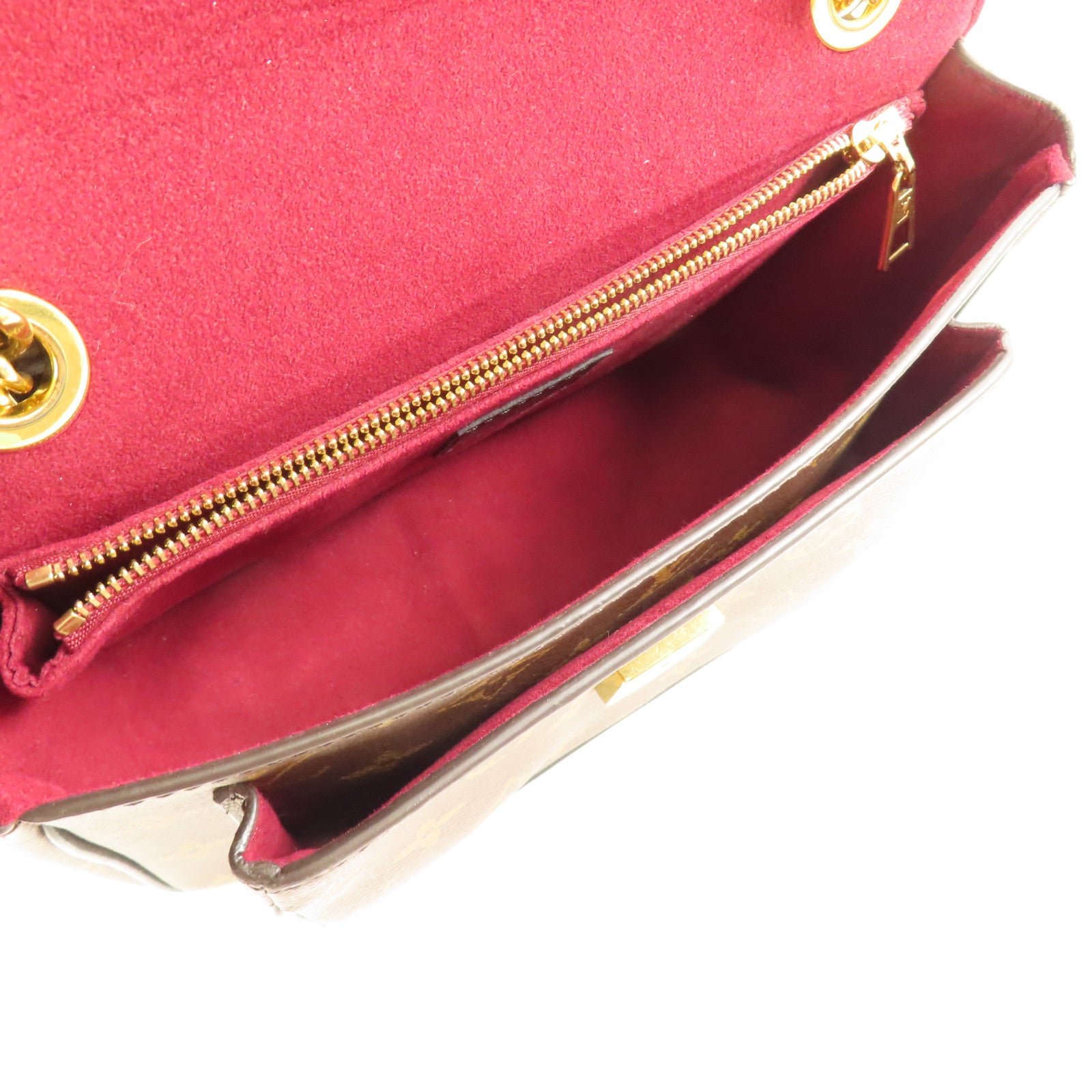 LOUIS VUITTON Monogram Passy金扣肩背袋棕色