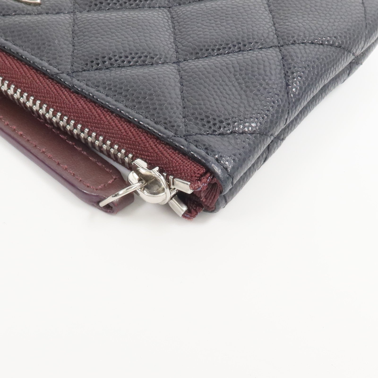CHANEL 牛皮皮革Mini Zip Pouch零錢包/卡片套