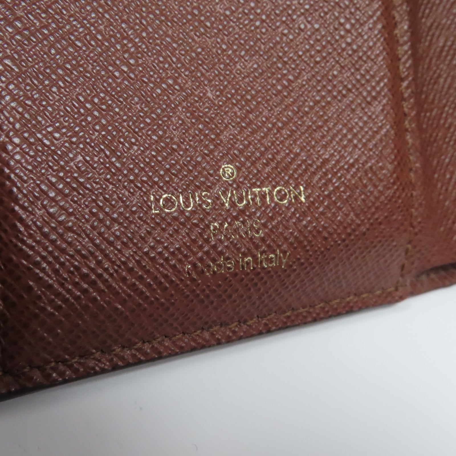 LOUIS VUITTON Monogram Victorine Wallet金扣啪鈕錢包啡色