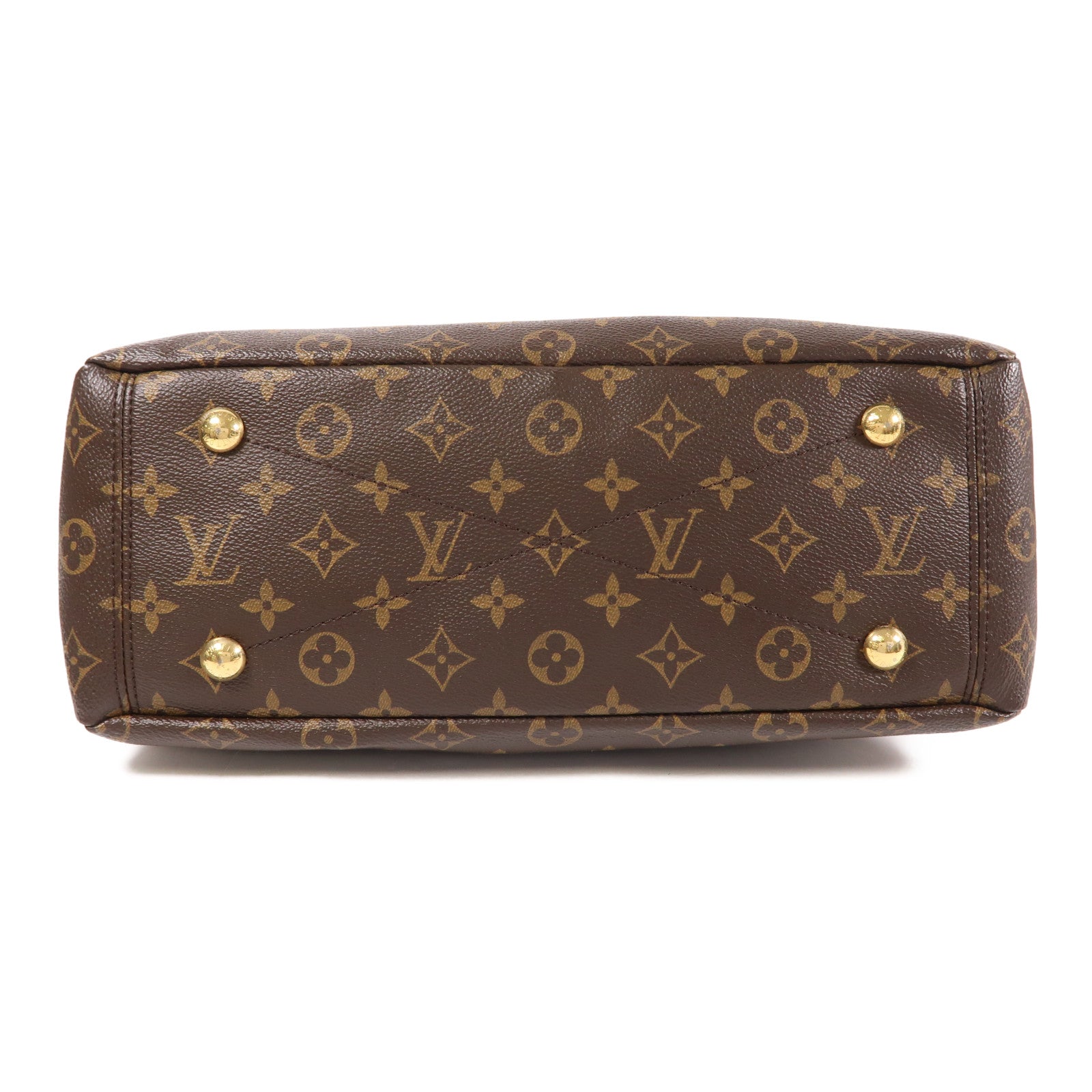 LOUIS VUITTON Monogram Pallas金扣手挽肩背兩用袋