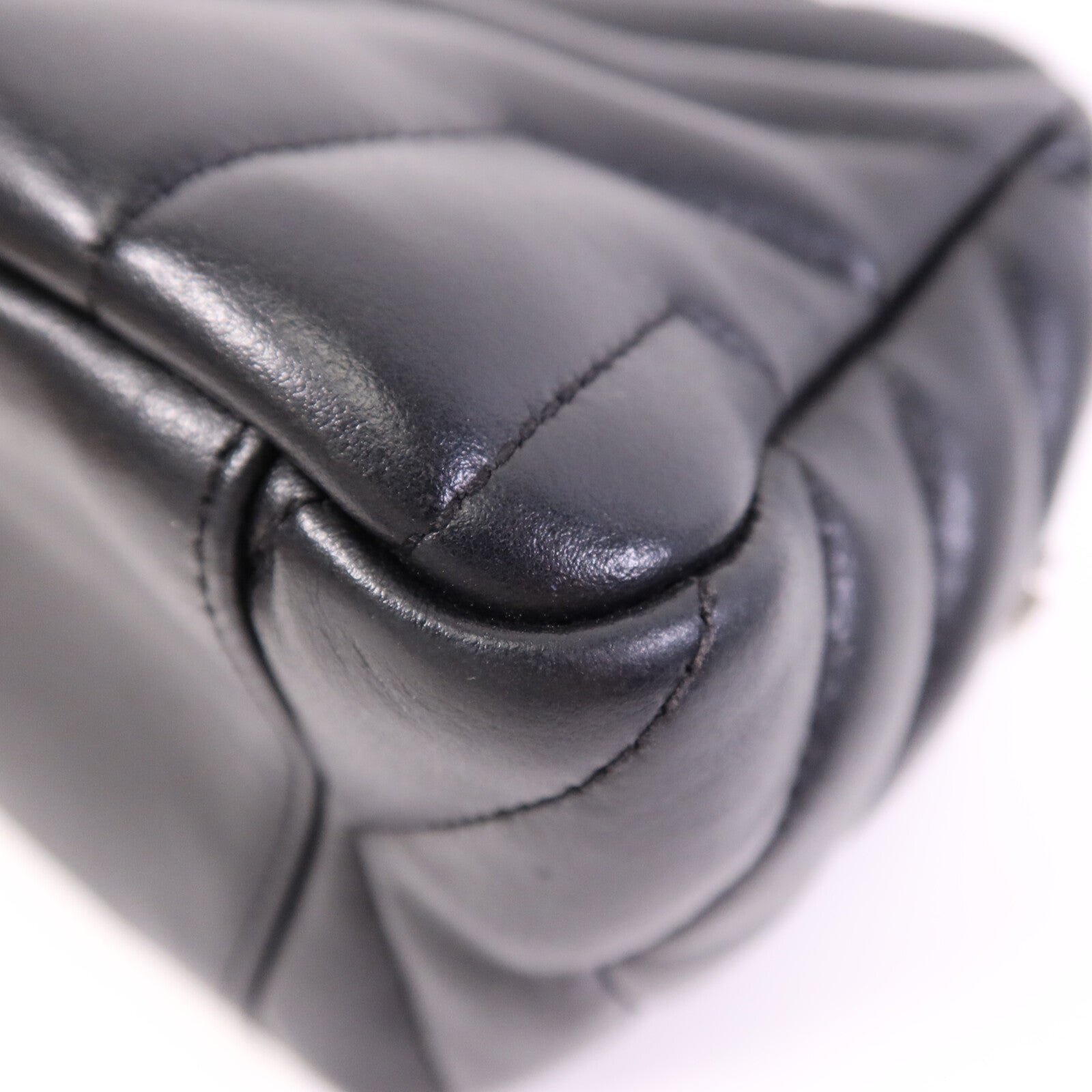 SAINT LAURENT 牛皮皮革Loulou銀扣鏈帶肩背袋