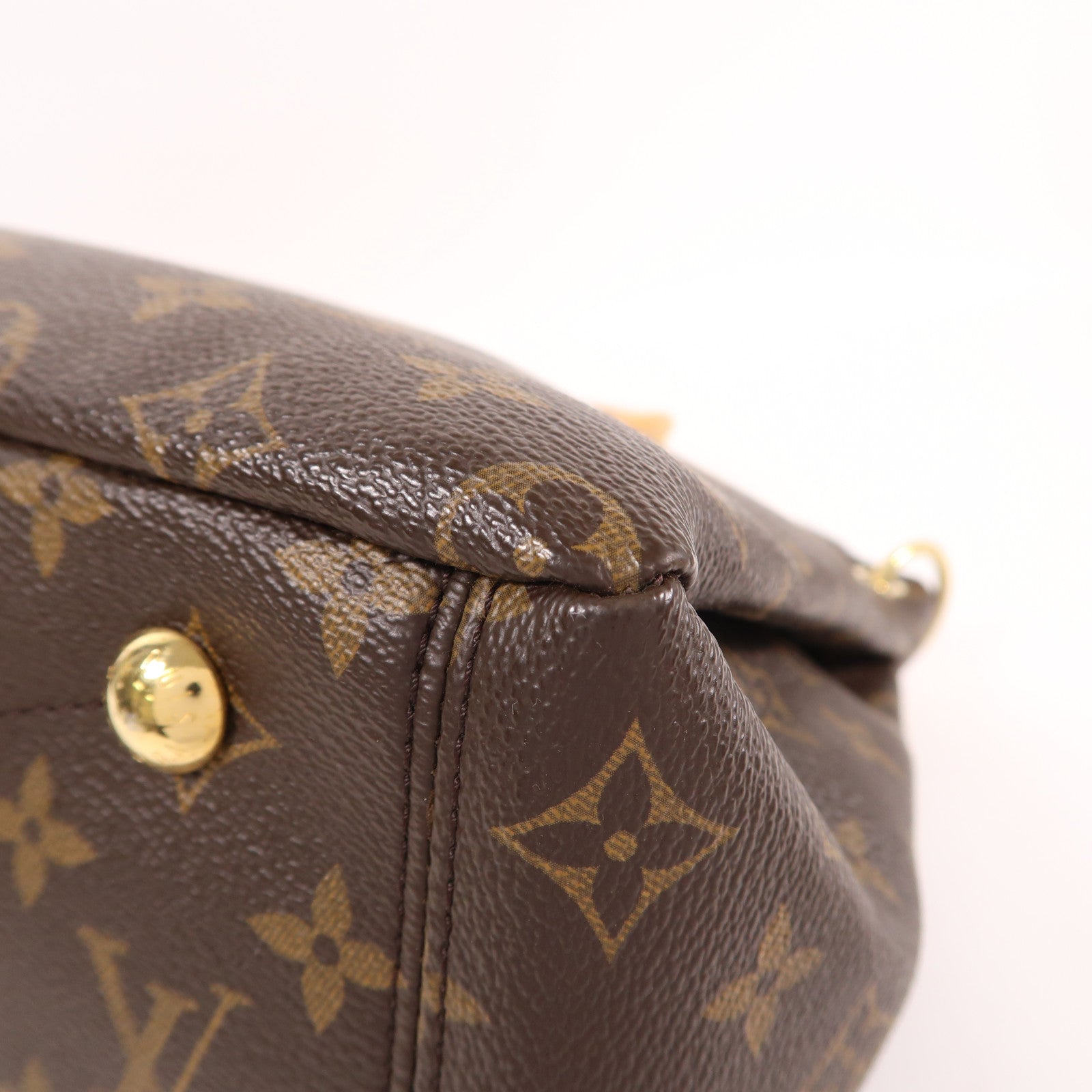 LOUIS VUITTON Monogram Pallas金扣手挽肩背兩用袋