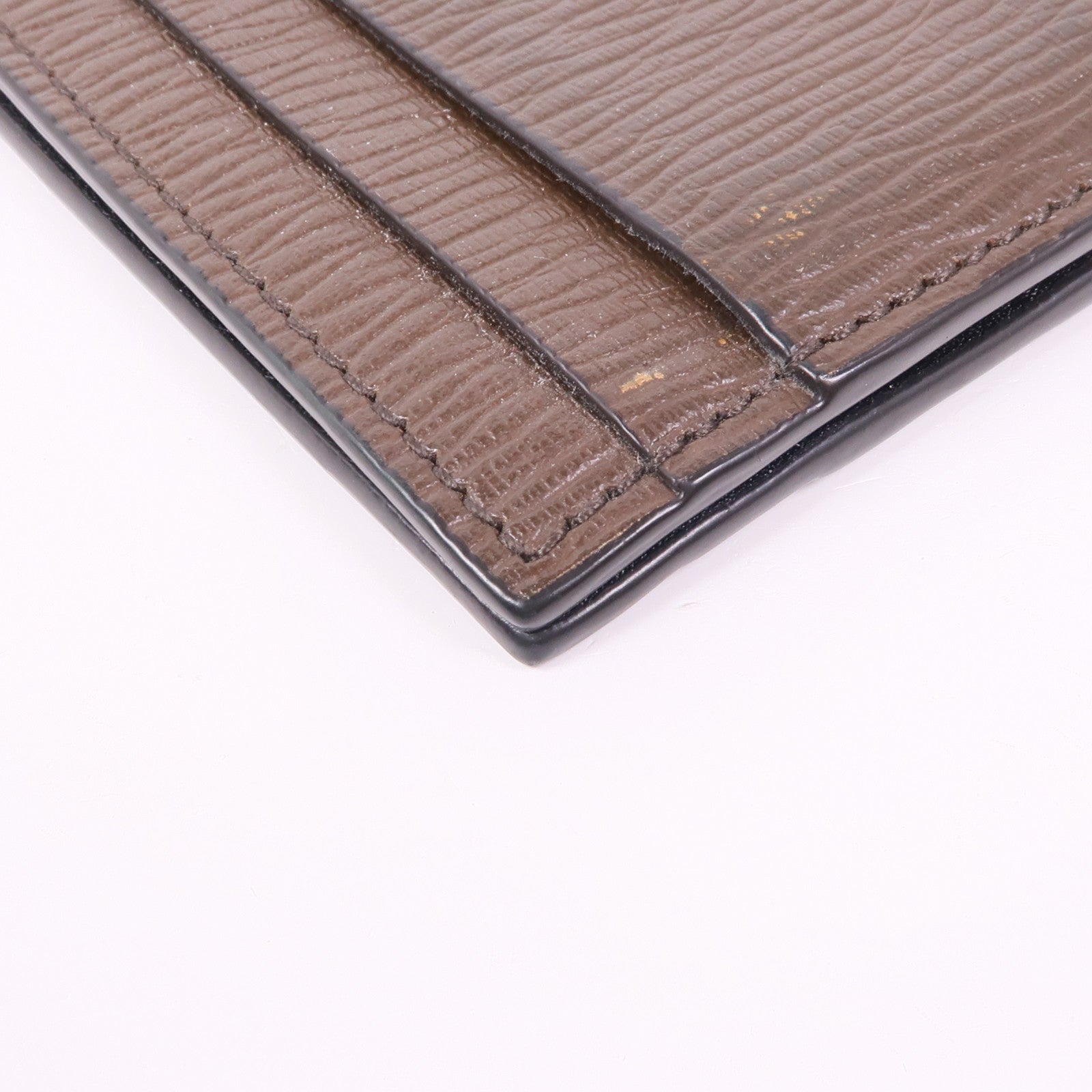 Salvatore Ferragamo 皮革Gancini Card Holder銀扣卡片套