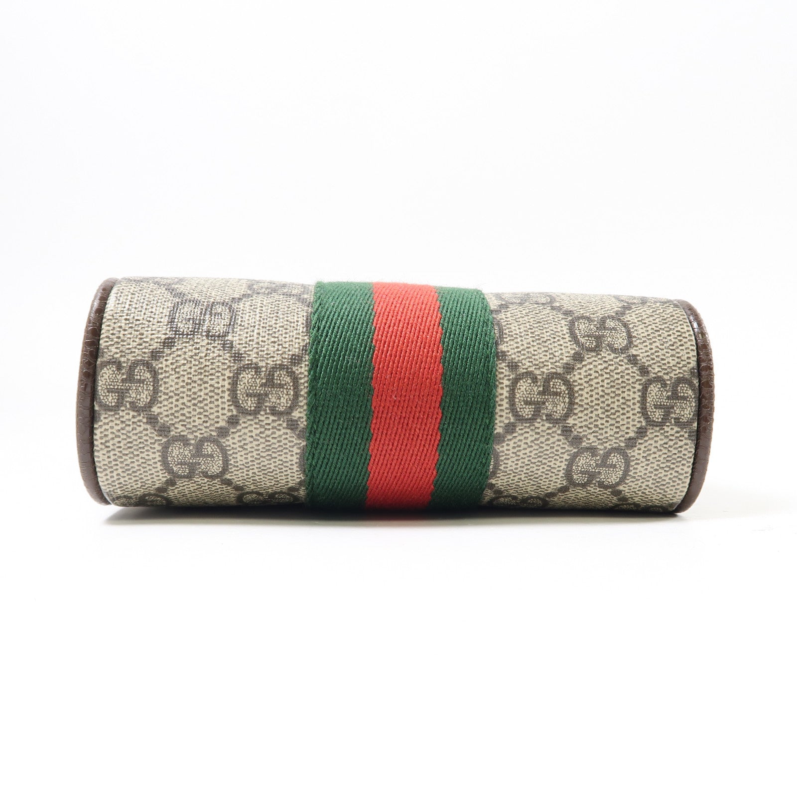 GUCCI 塗層帆布Ophidia金扣肩背袋啡色