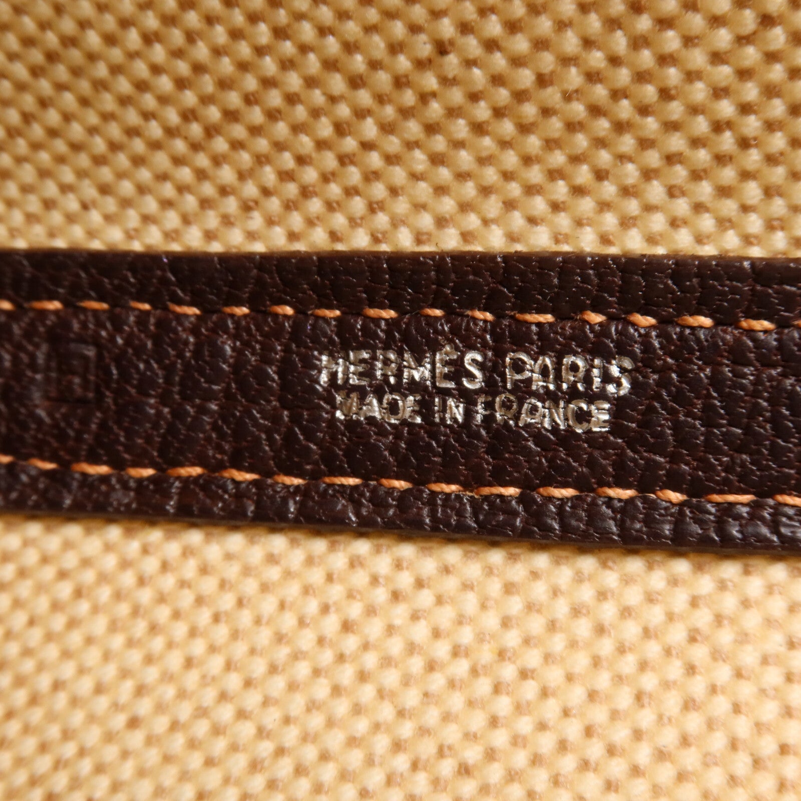 HERMES 帆布Garden File TPM手挽肩背兩用袋Beton