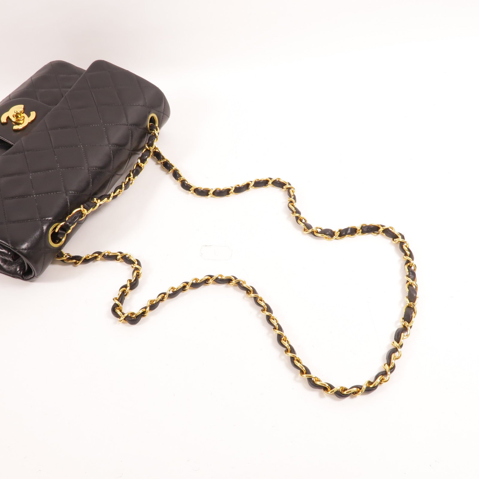 CHANEL 羊皮皮革Vintage Classic 23鏈帶肩背袋