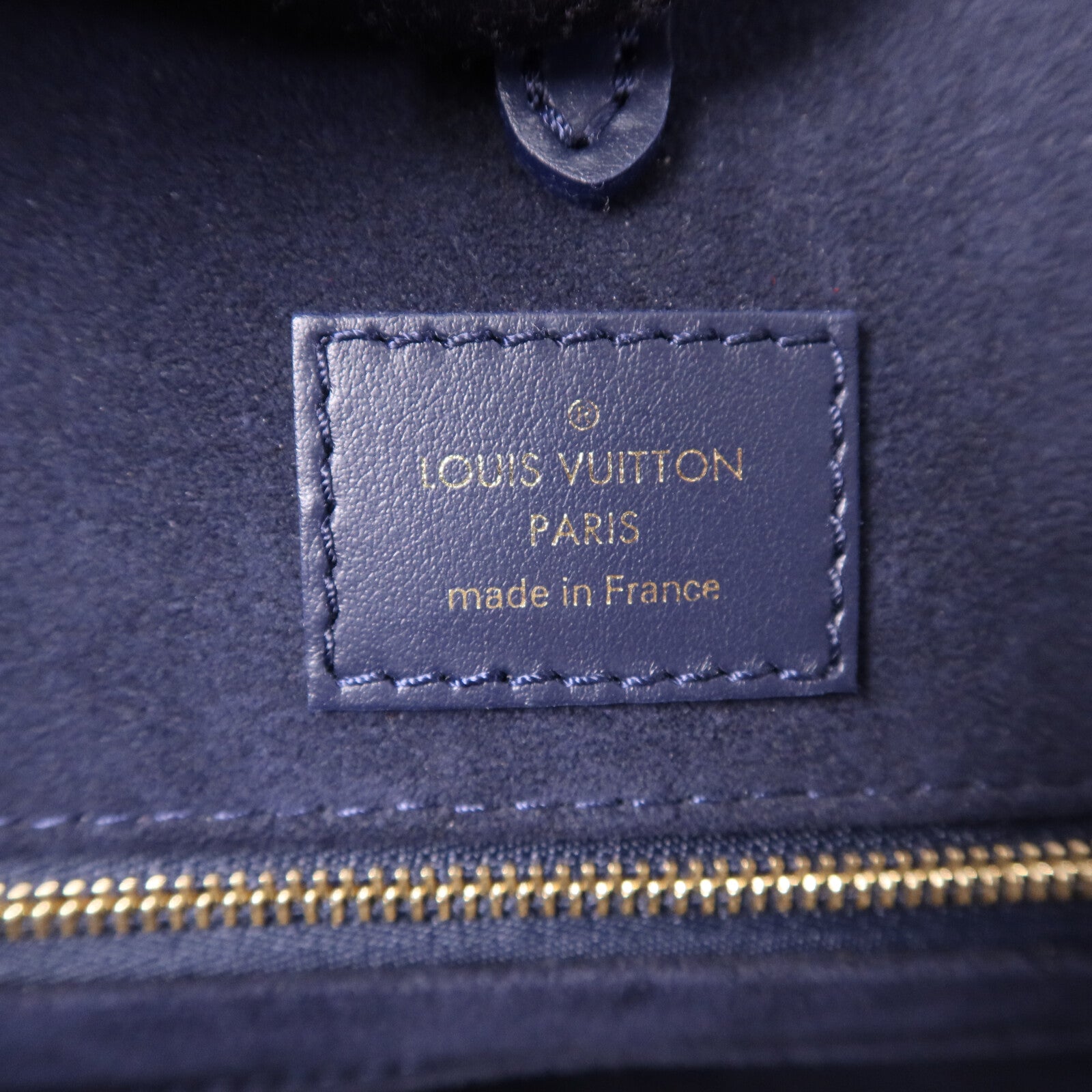 LOUIS VUITTON 牛皮皮革On The Go MM金扣手挽肩背兩用袋