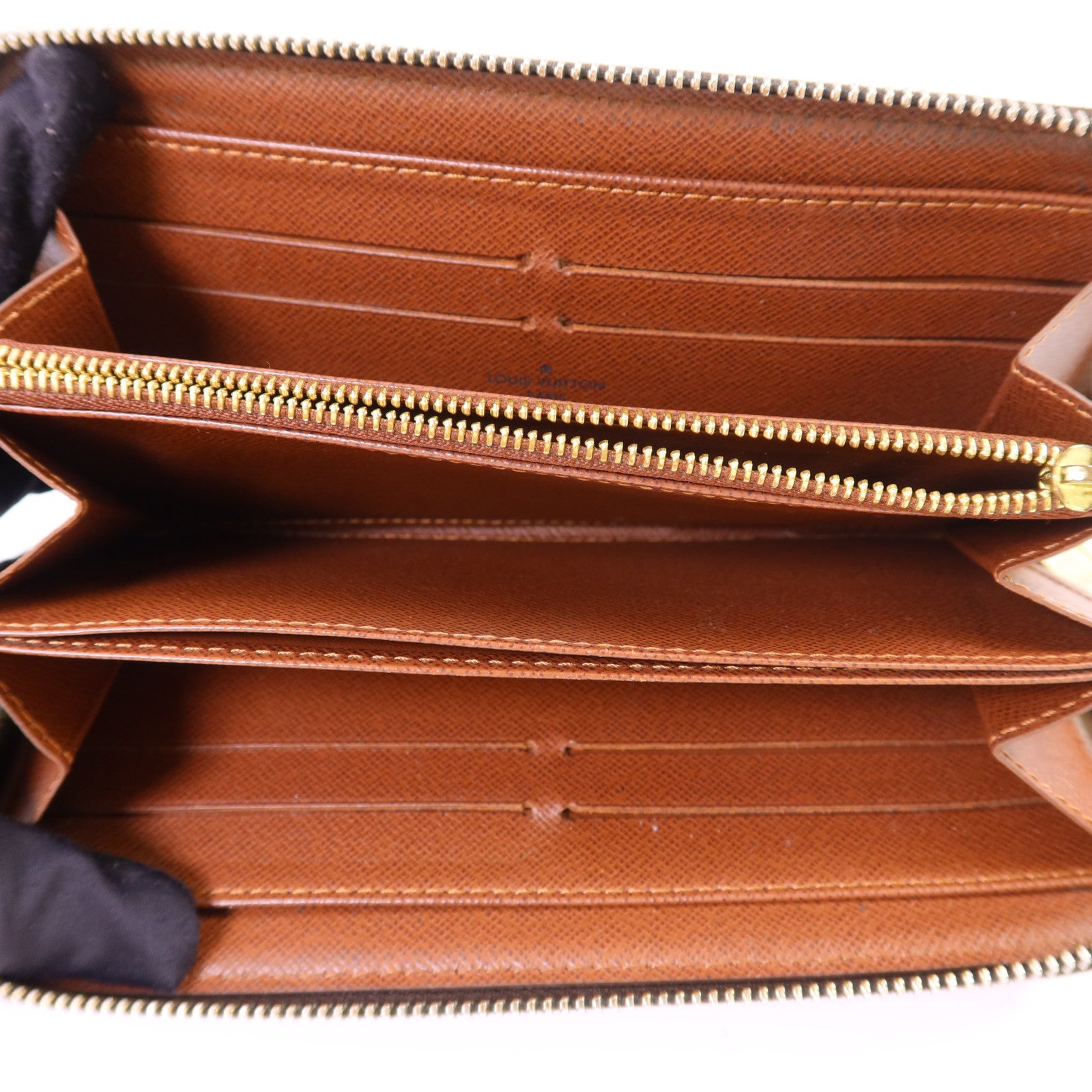 LOUIS VUITTON Monogram Zipper Long Wallet金扣長錢包M60017