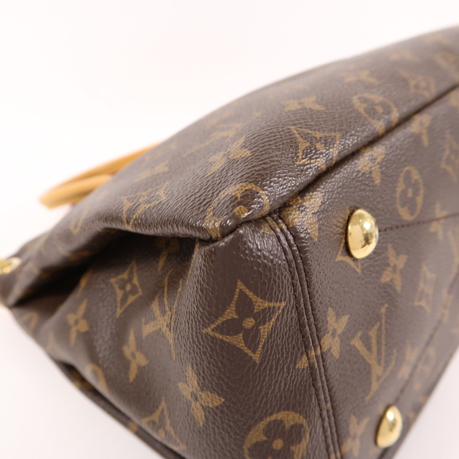 LOUIS VUITTON Monogram Pallas金扣手挽肩背兩用袋