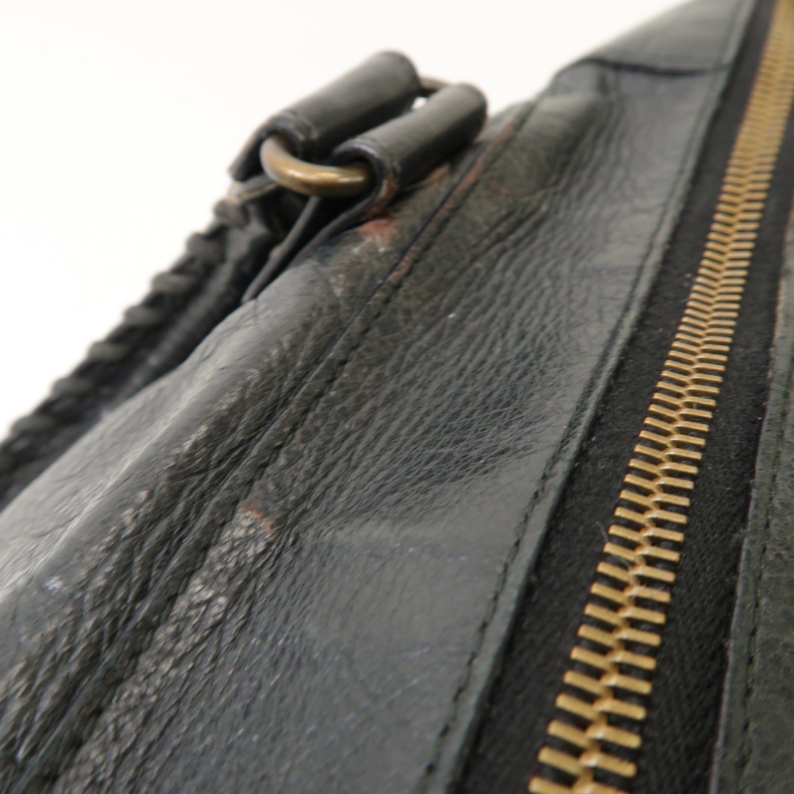 BALENCIAGA 【激減優惠】牛皮皮革The Work金扣肩背袋黒色