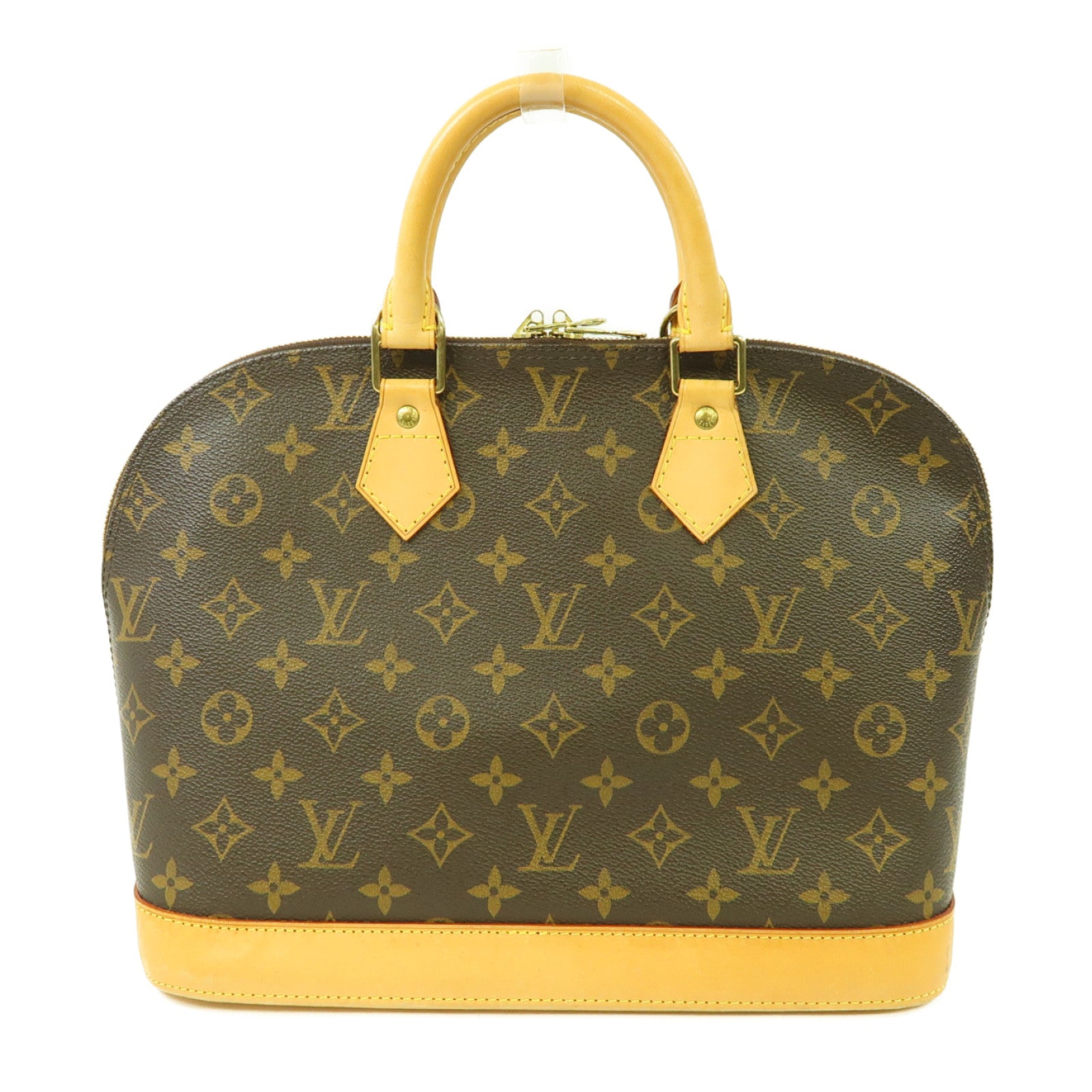 LOUIS VUITTON Monogram Alma PM金扣手挽袋啡色