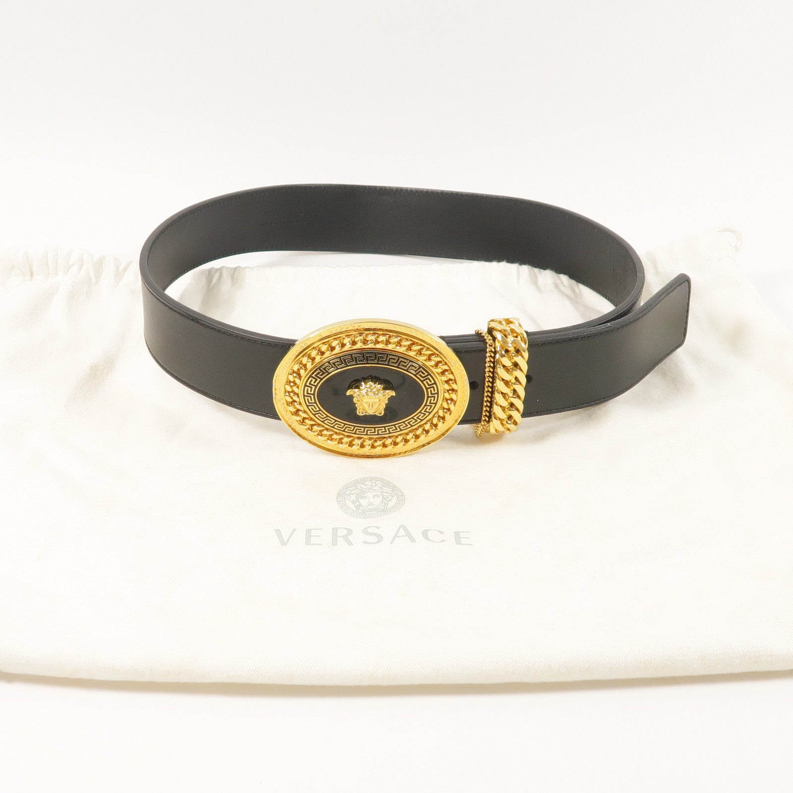 VERSACE 牛皮皮革Belt皮帶