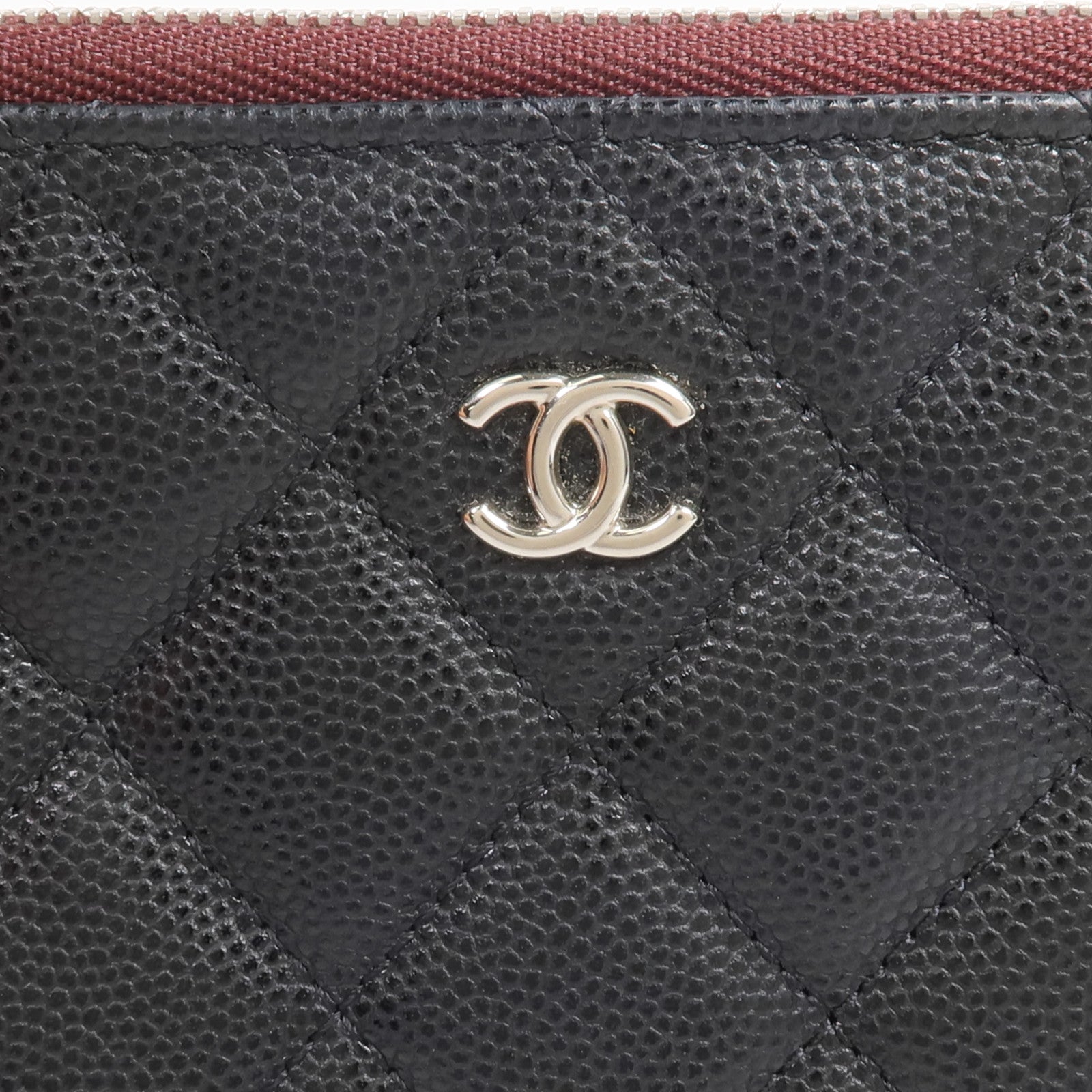 CHANEL 牛皮皮革Mini Zip Pouch零錢包/卡片套