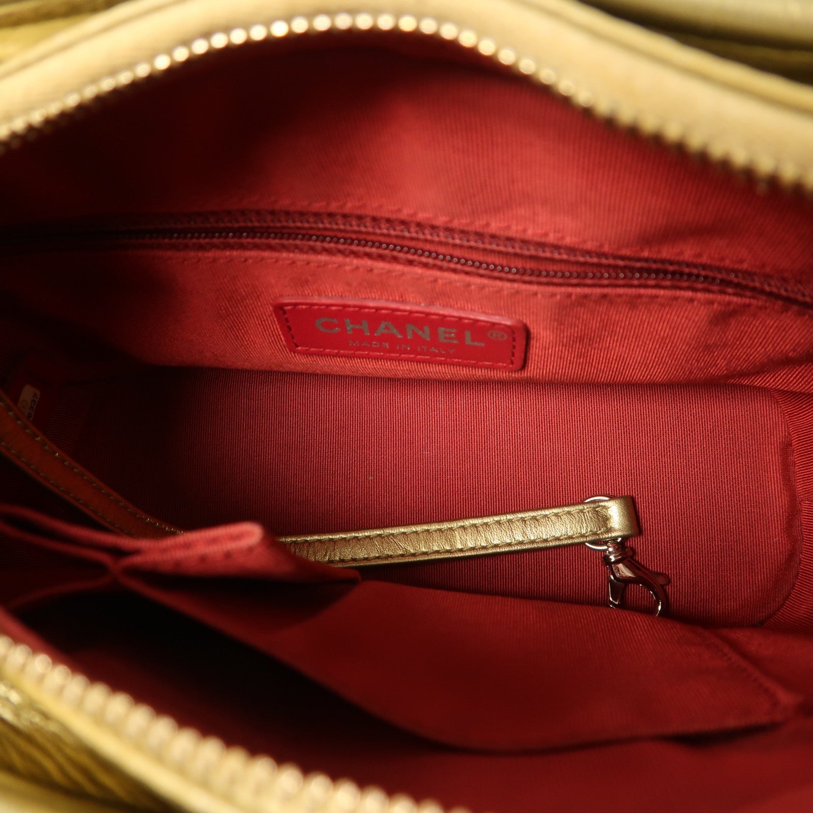 CHANEL 牛皮皮革Gabrielle Small鏈帶肩背袋