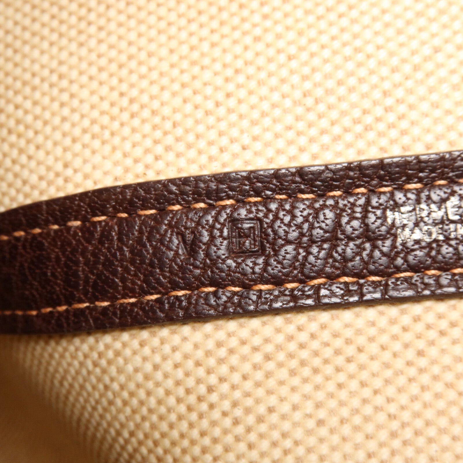 HERMES 帆布Garden File TPM手挽肩背兩用袋Beton