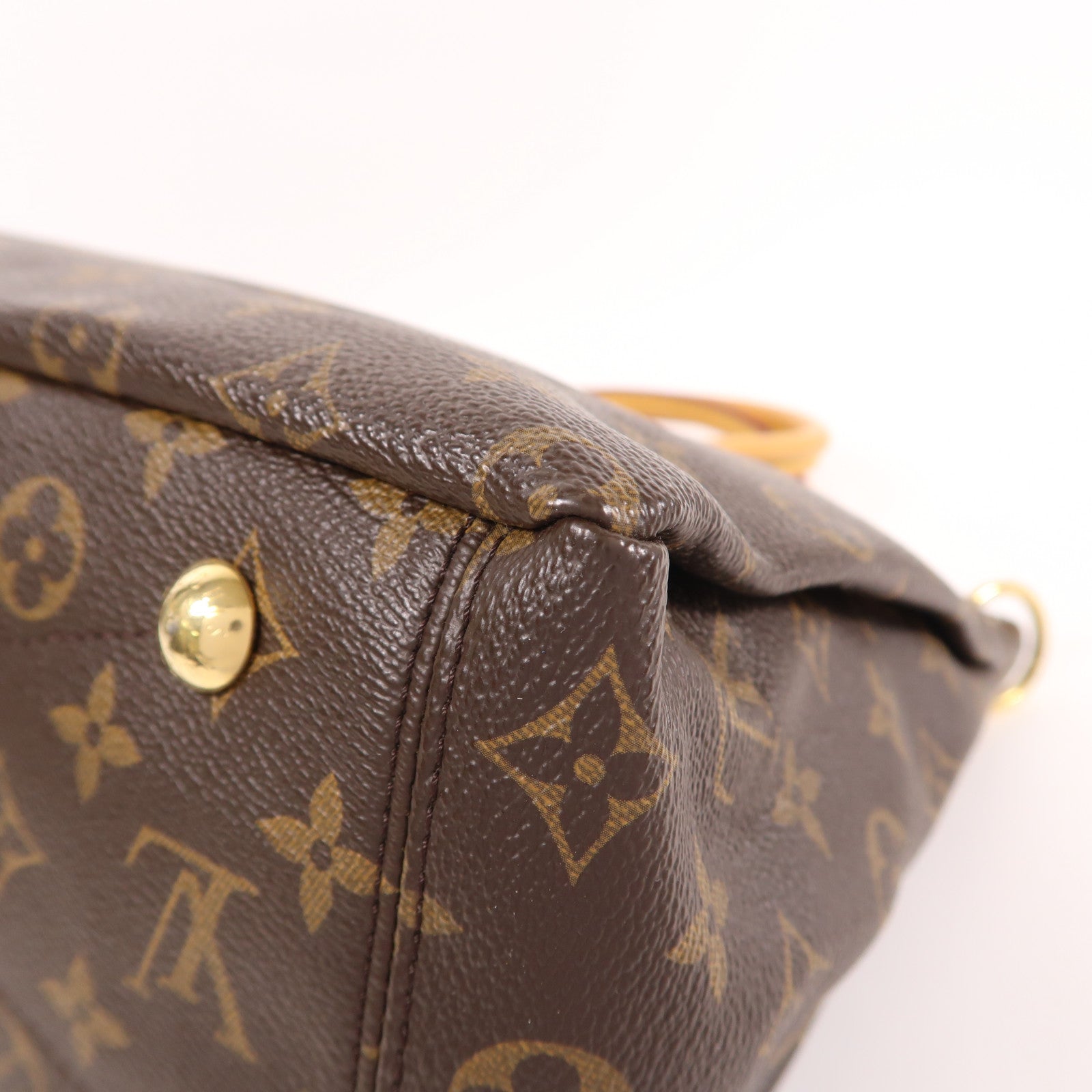 LOUIS VUITTON Monogram Pallas金扣手挽肩背兩用袋