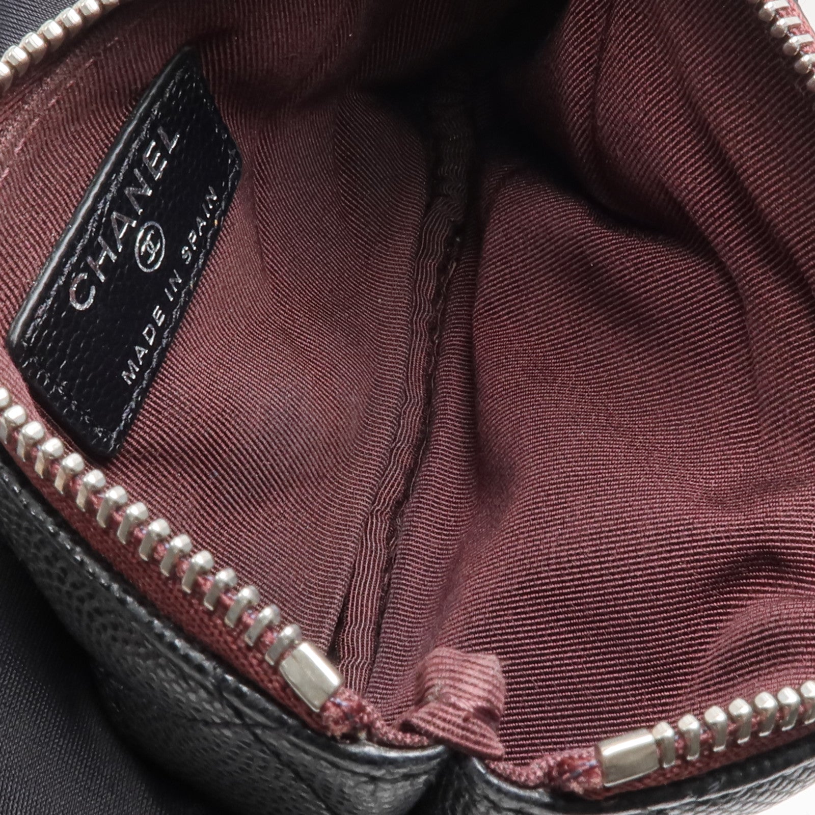 CHANEL 牛皮皮革Mini Zip Pouch零錢包/卡片套