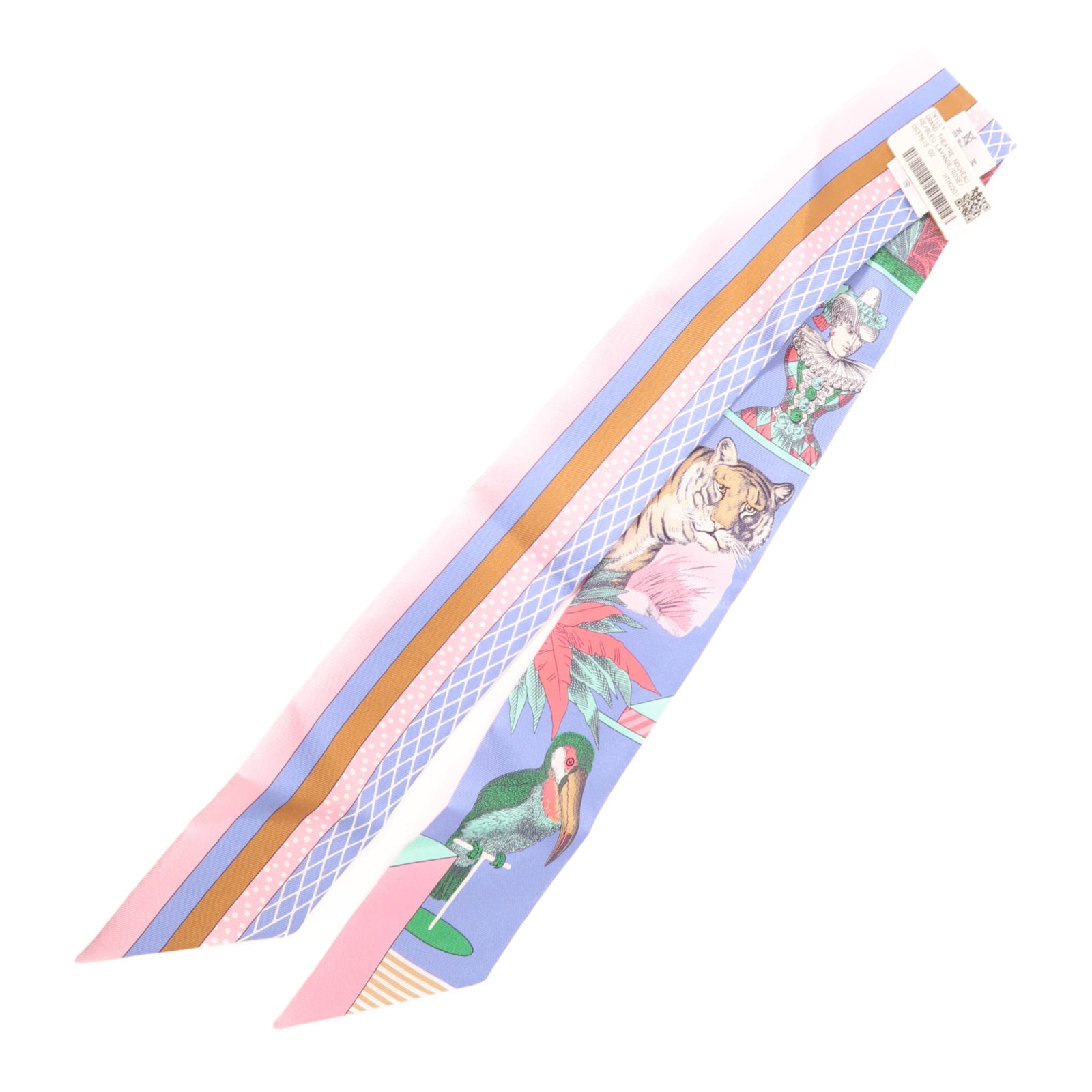 HERMES 絲質Twilly絲巾